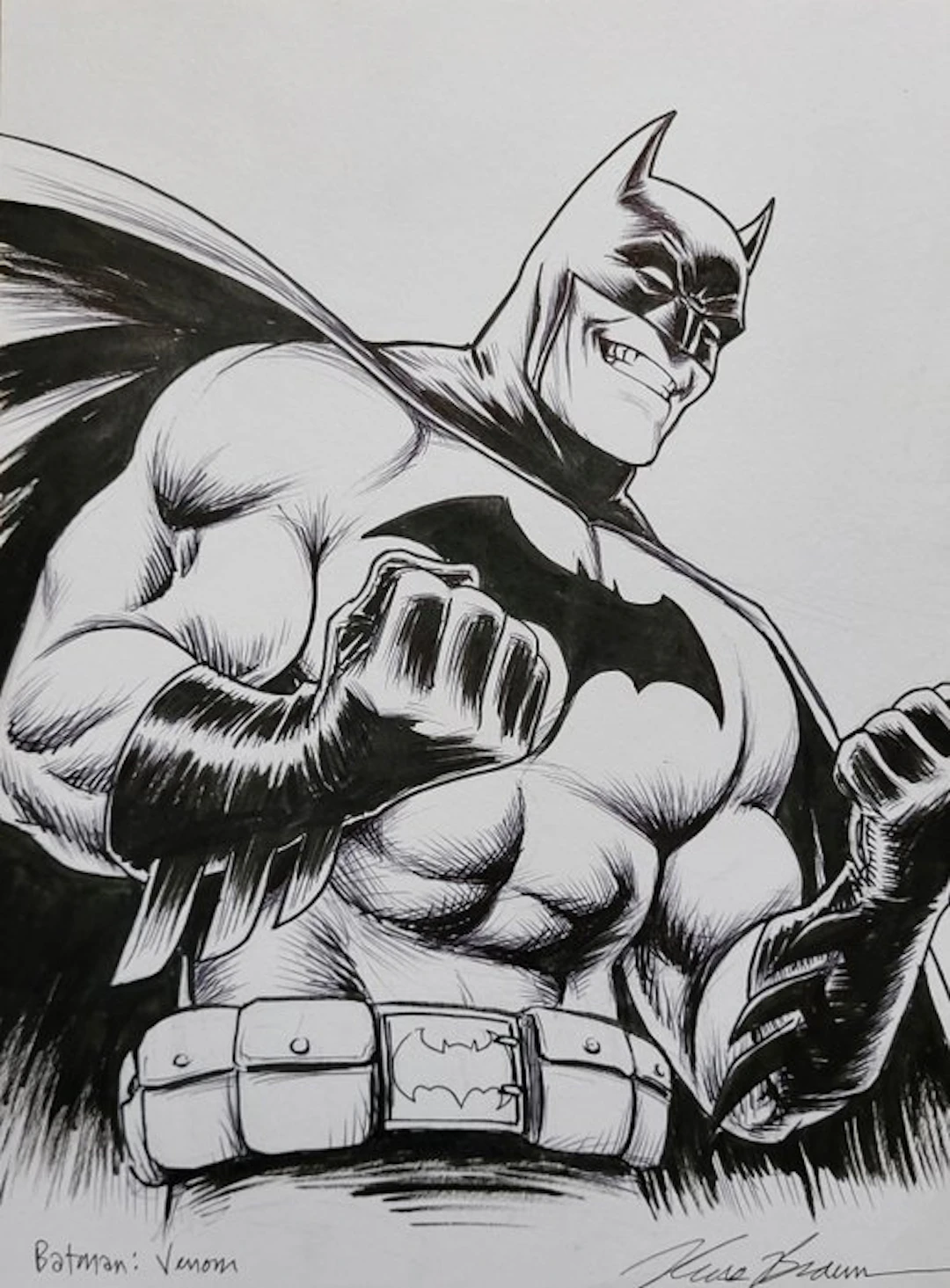 Russ Braun - 1 Original drawing - Batman - Venom - 2022