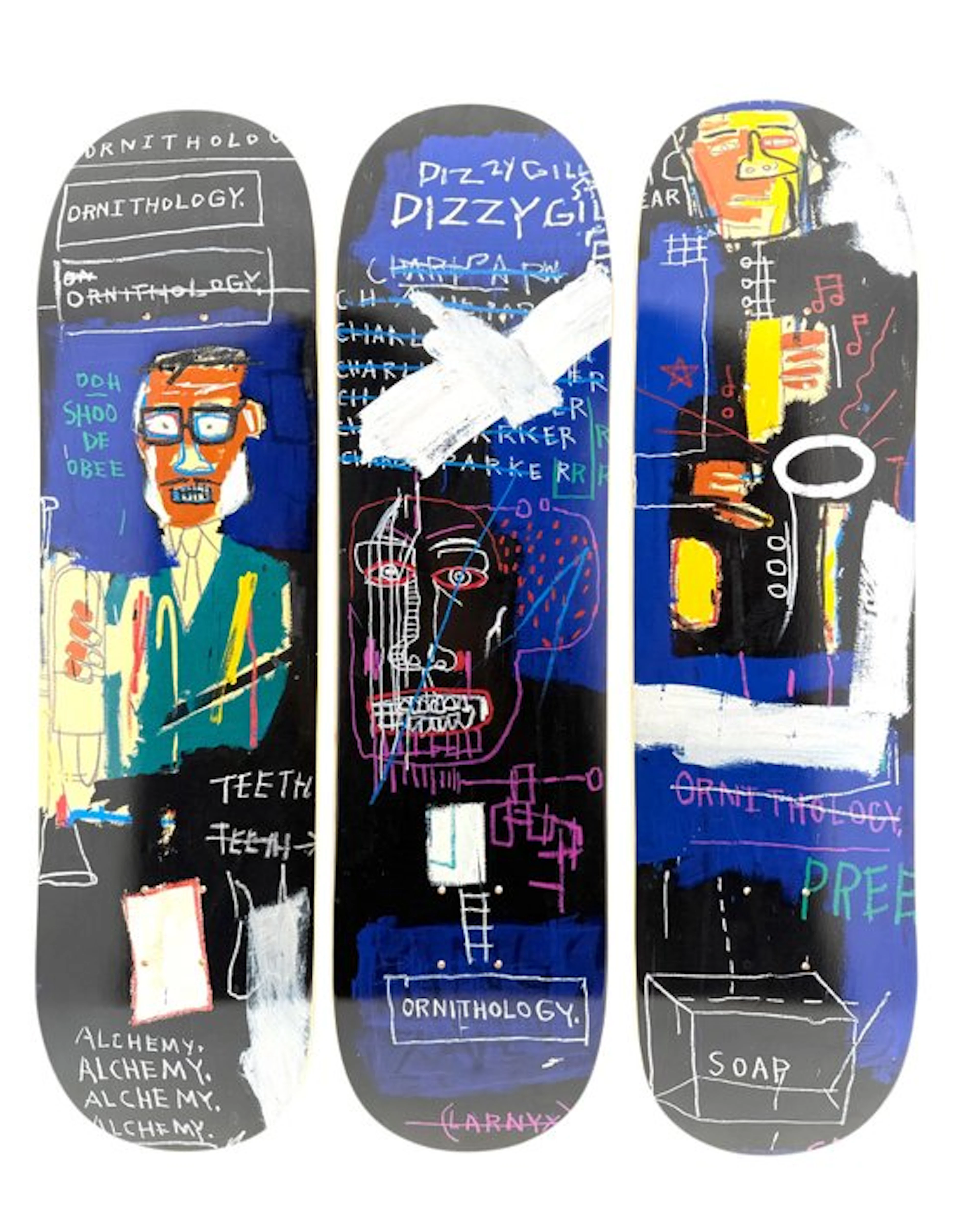 JEAN-MICHEL BASQUIAT (after) X Skateroom - HORN PLAYERS