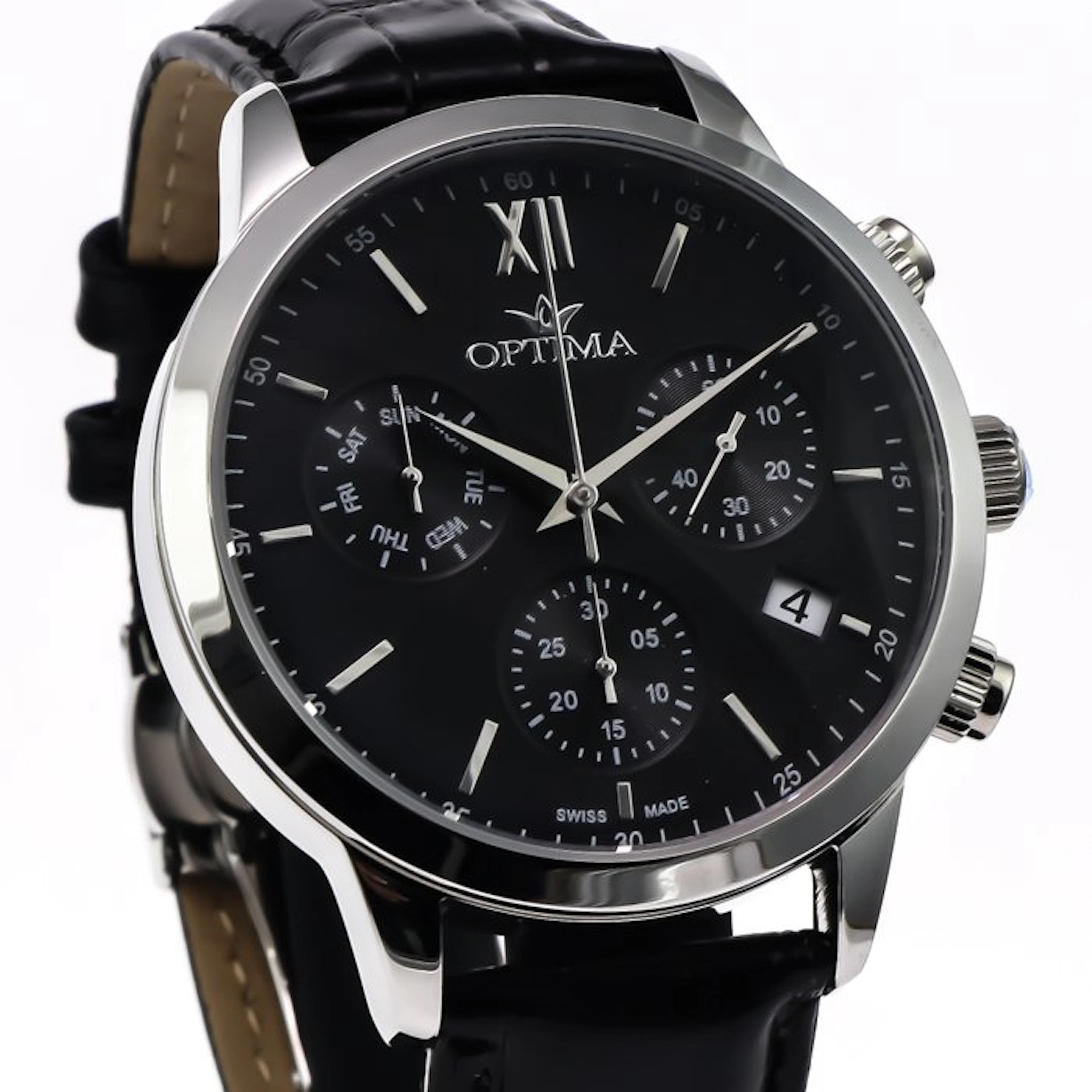 Optima - Swiss Made Chronograph Watch - OSC450-SL-3 - No...