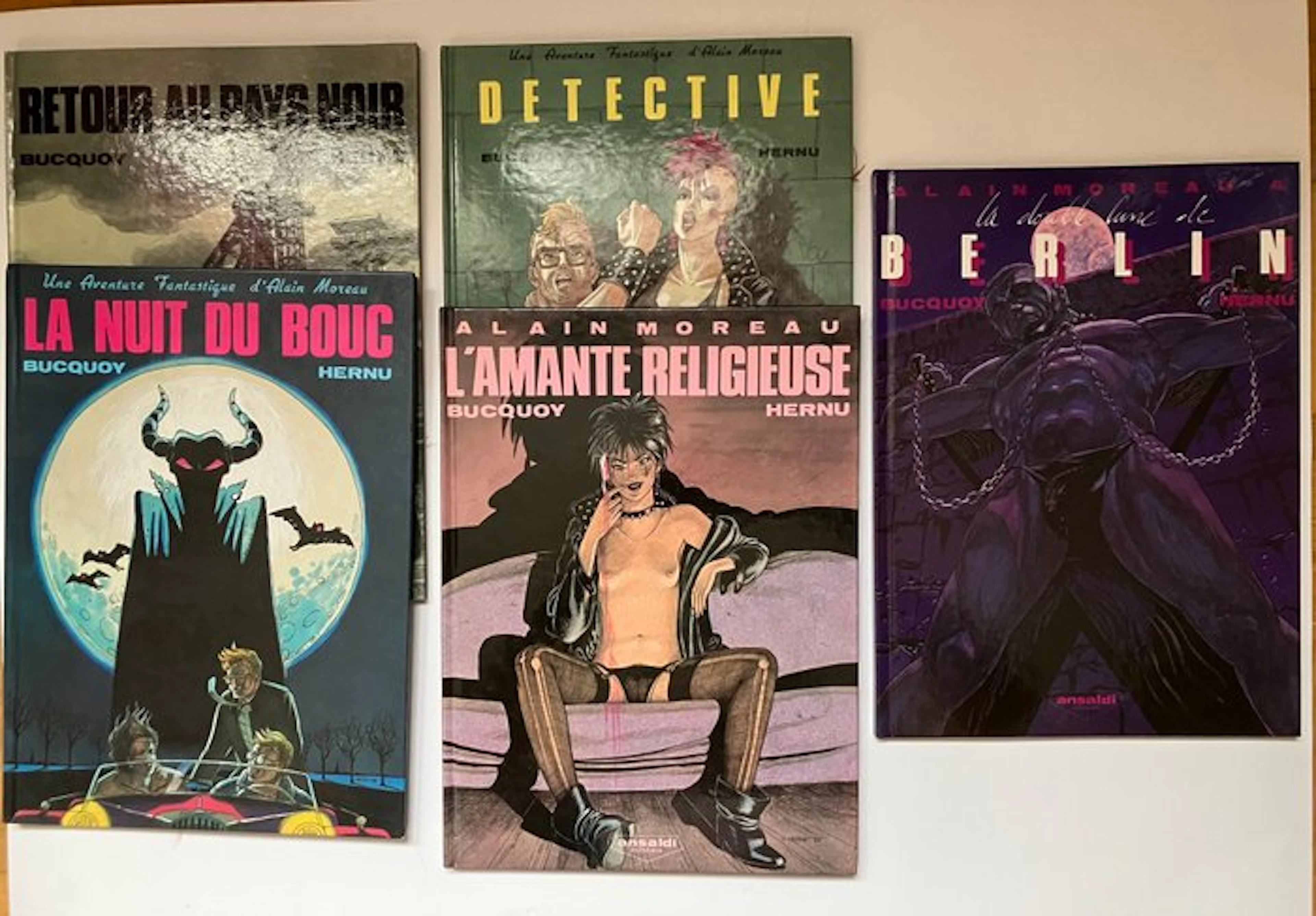 Alain Moreau T1 à T5 - Série complète - 5x C - 5 Album...