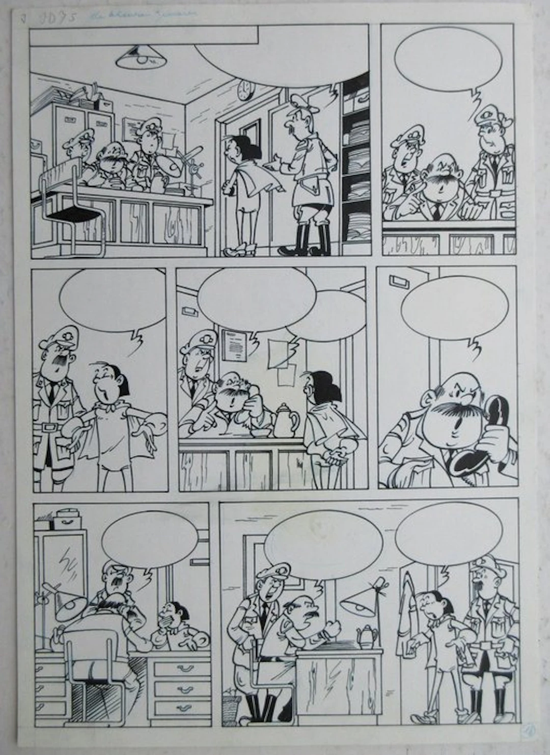 Studio Vandersteen - 1 Original page - Jerom - De kleurenzaaier p. 18