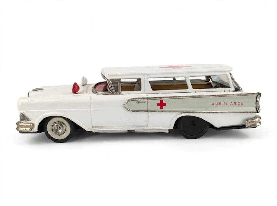 Zeldzame 1958 Ford Edsel Station Wagon Ambulance Blikken...