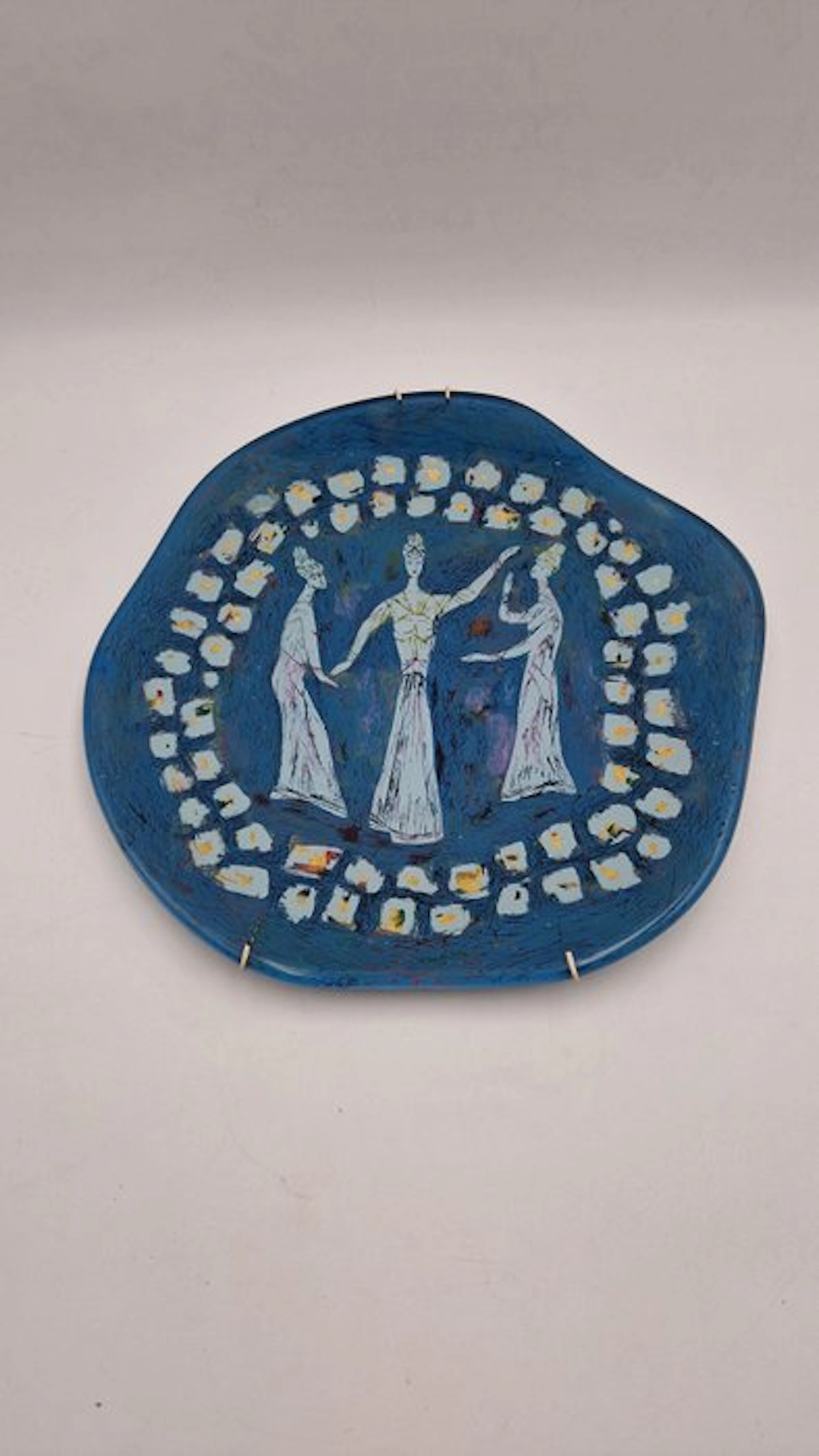 Edwin Burger - Plate - tre Grazie - Glass