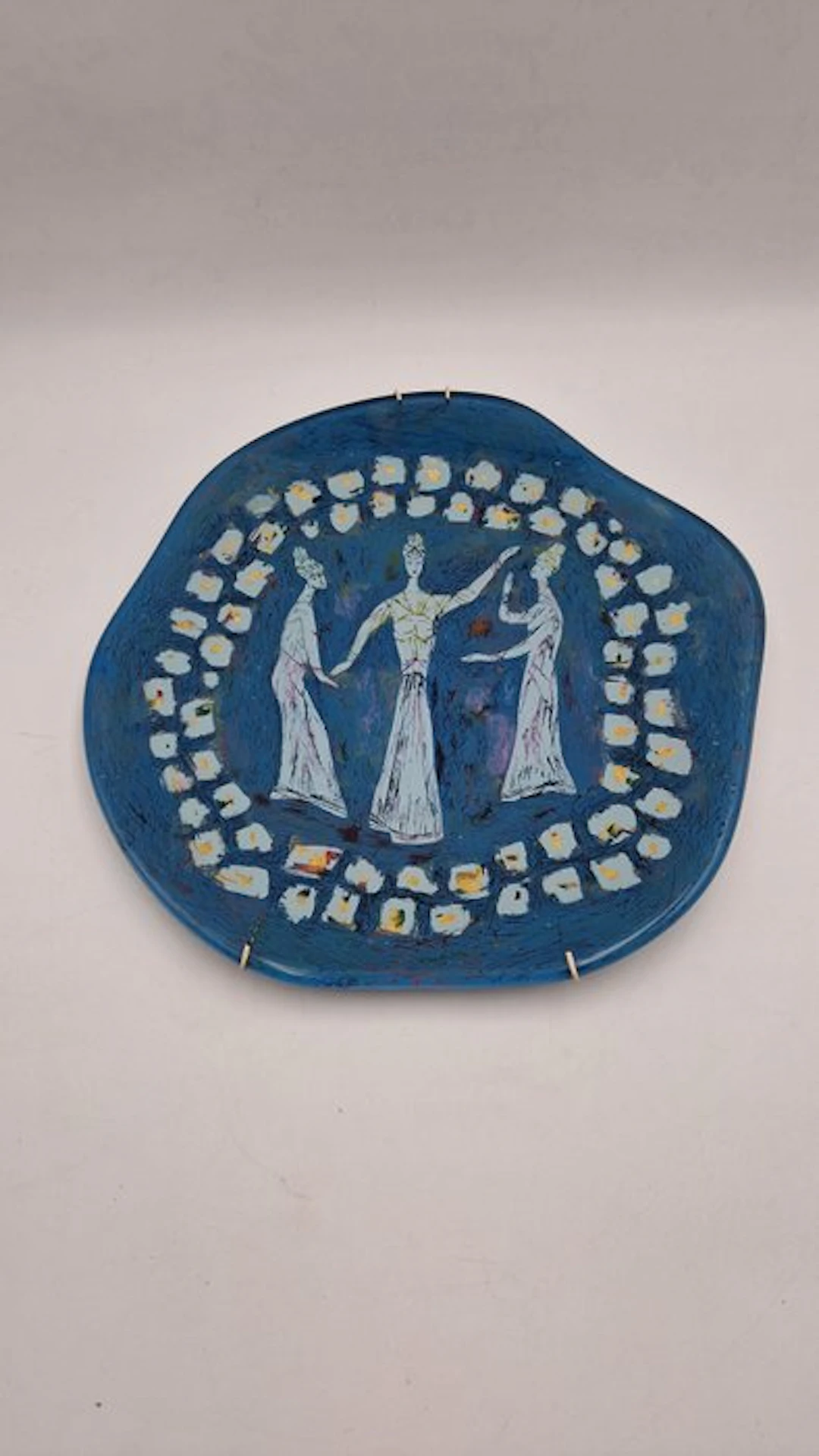 Edwin Burger - Plate - tre Grazie - Glass