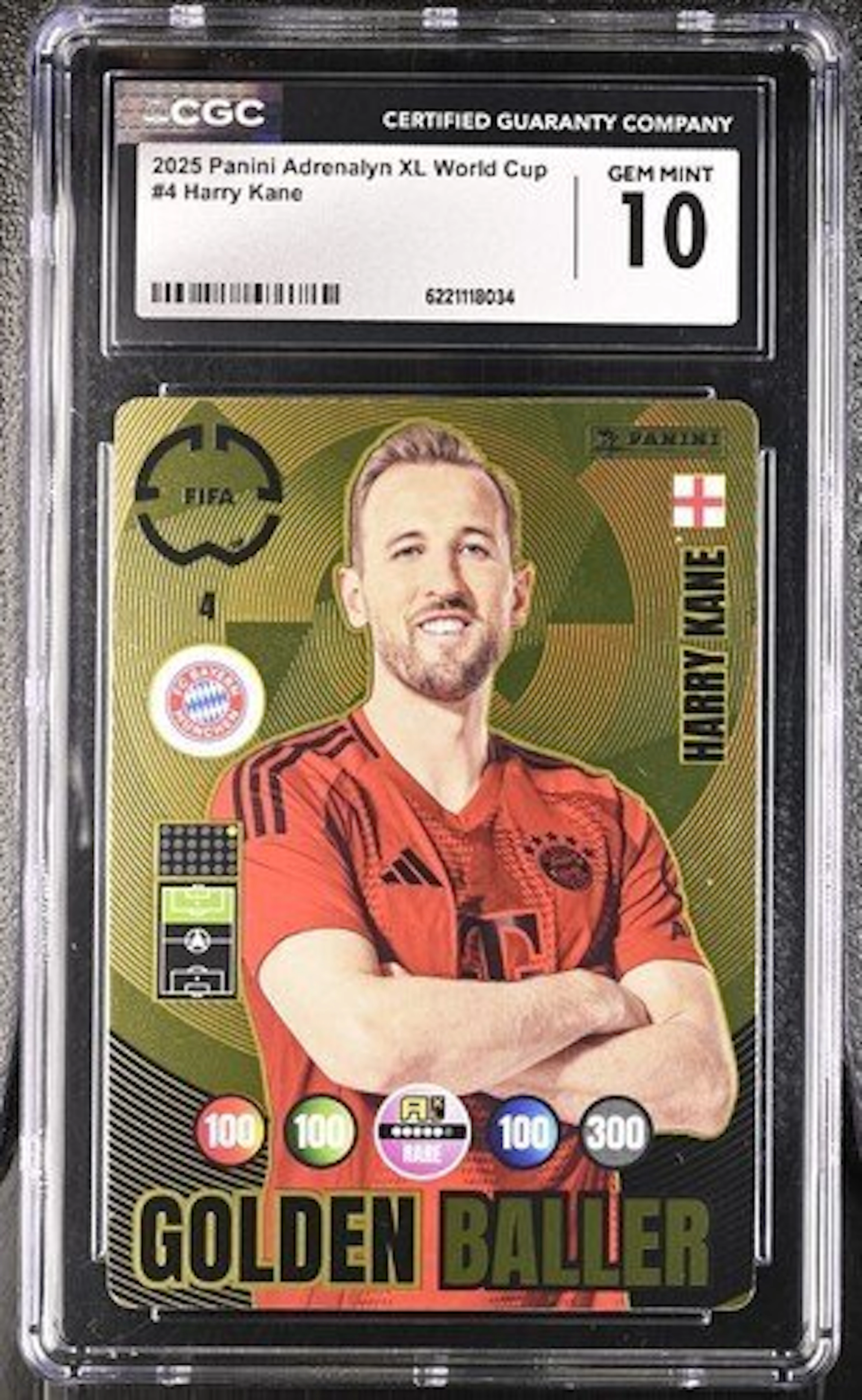 2025 Panini Harry Kane #4 - Panini Adrenalyn XL Club...