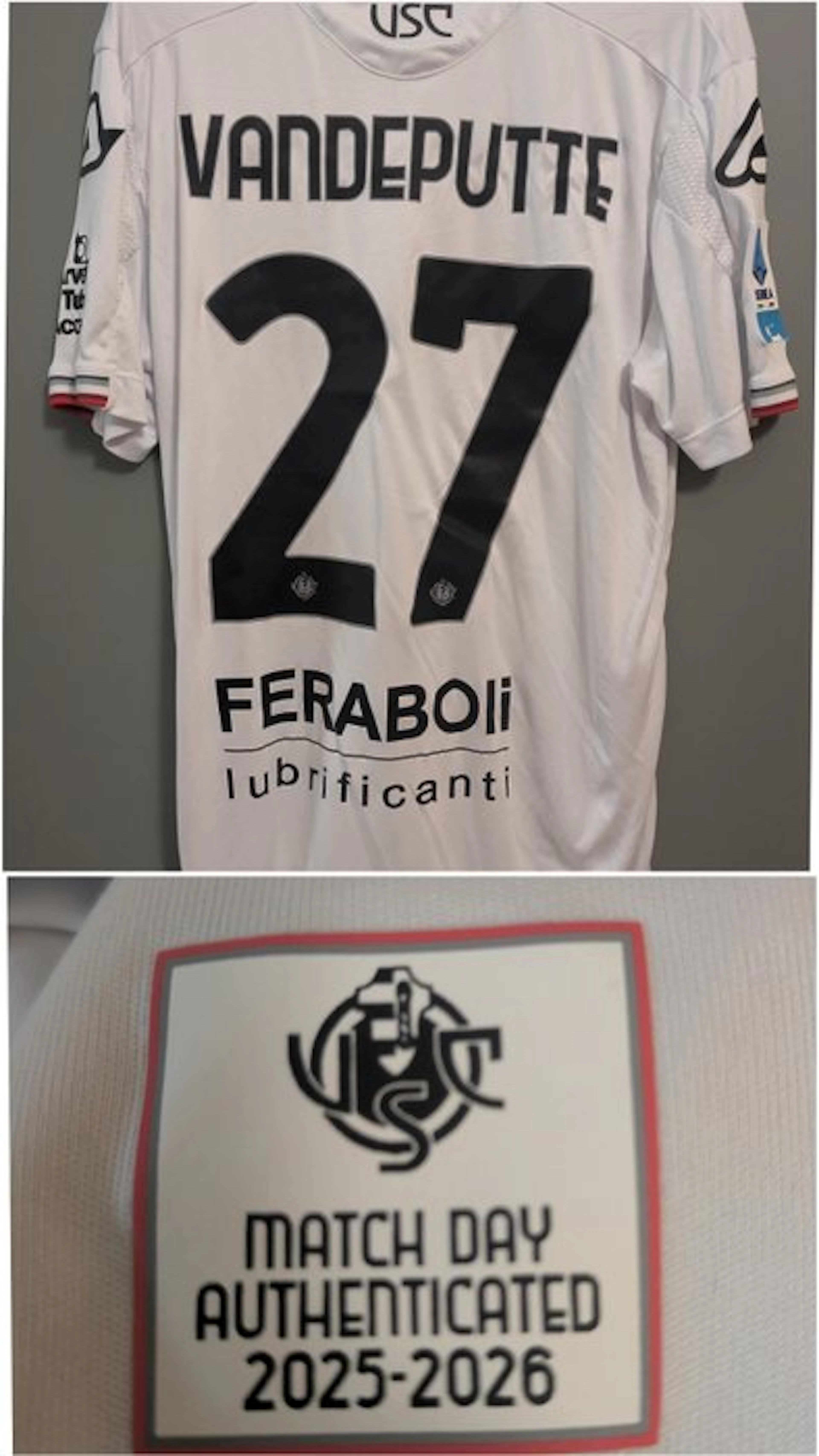 U.S. Cremonese - Serie A - Vandeputte - Football jersey