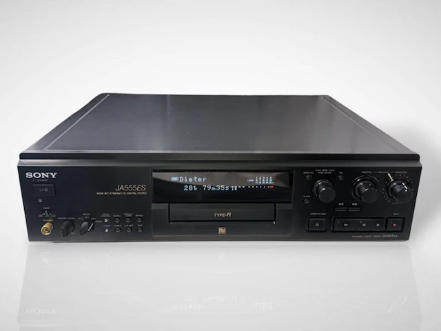 Sony - MDS-JA555ES Flagship ES Series Minidisc deck