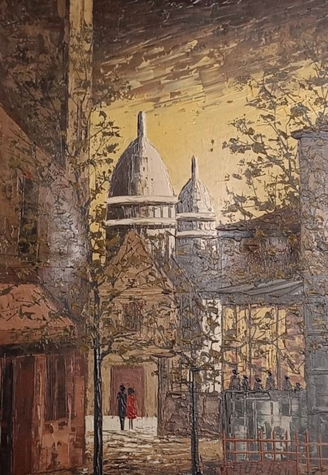 Liuba Wolf Boyadjeva (XX) - Veduta di Parigi con la...