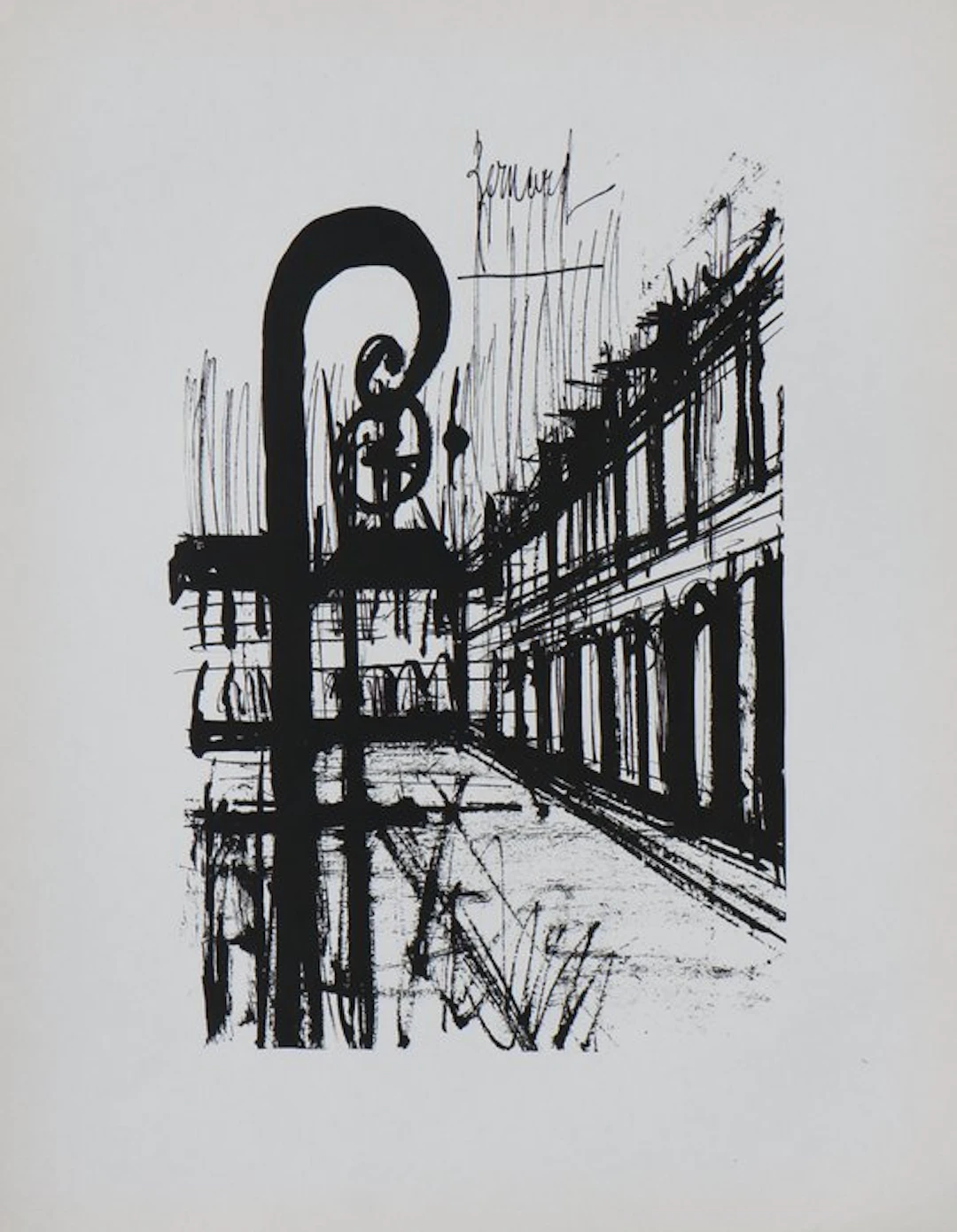 Bernard Buffet (1928-1999) - Paris : Place des Vosges