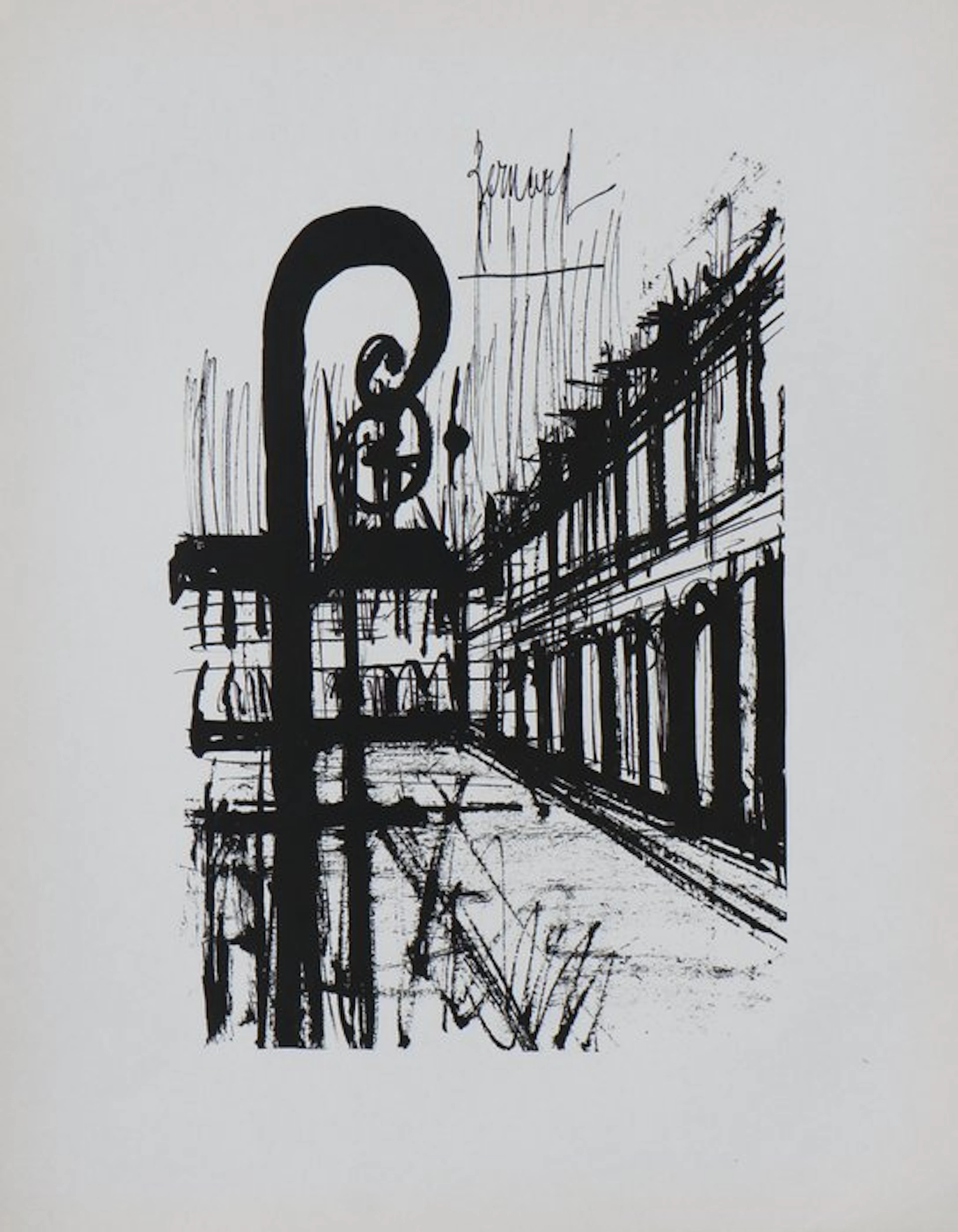 Bernard Buffet (1928-1999) - Paris : Place des Vosges