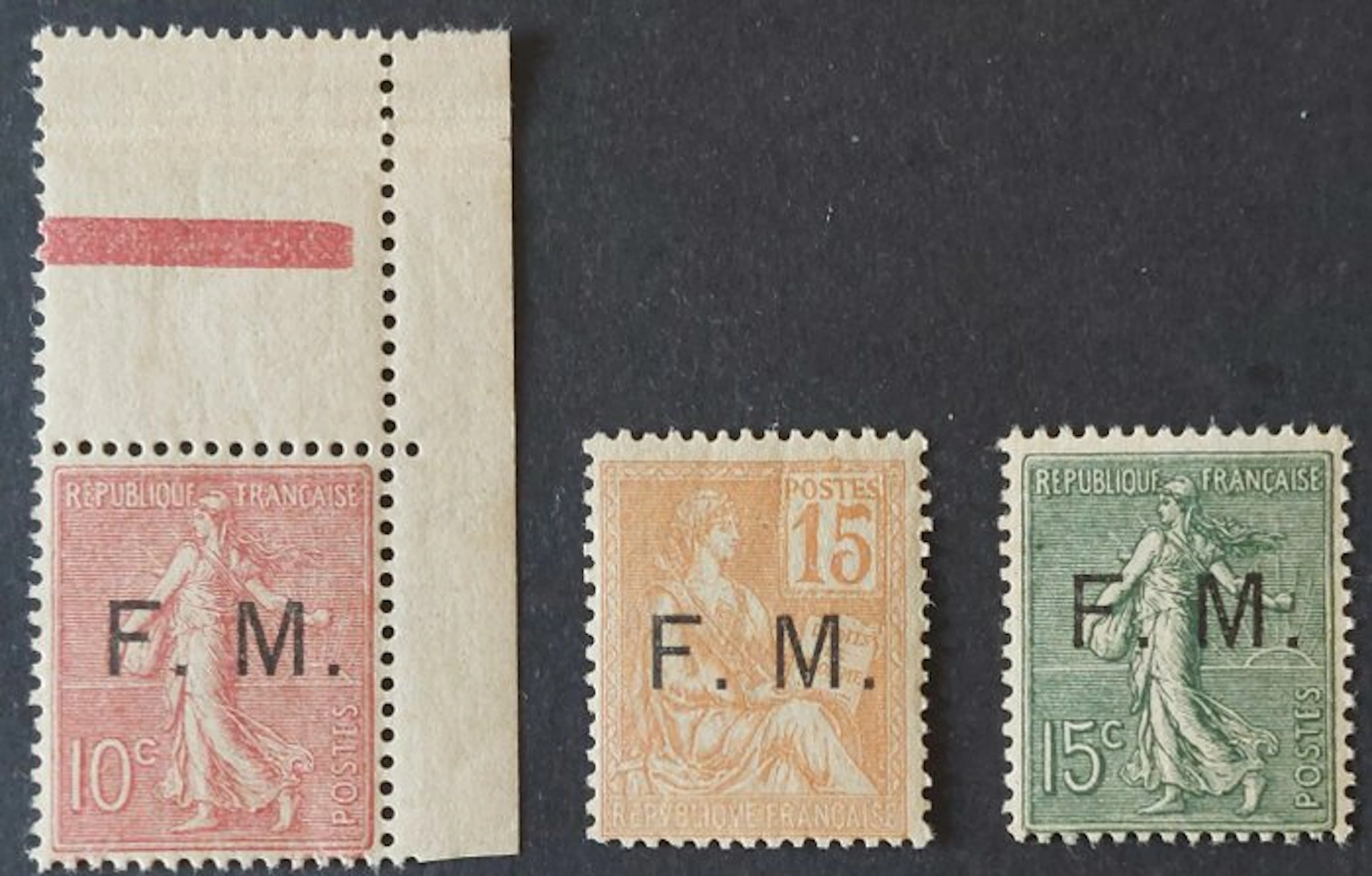 France 1901/1907 - Military Franchise