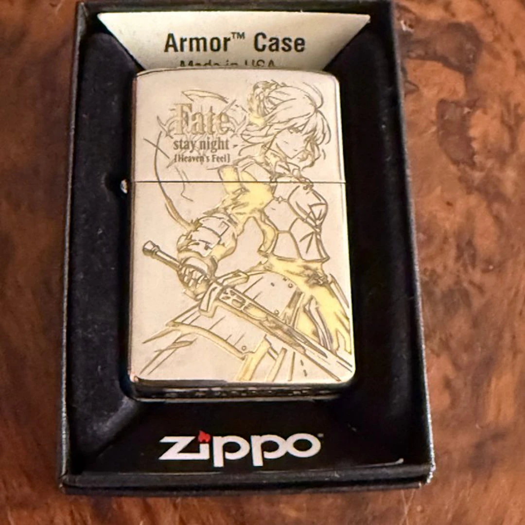 Zippo - Fate/stay night Heaven’s Feel – Saber - Lighter - Steel, Brass