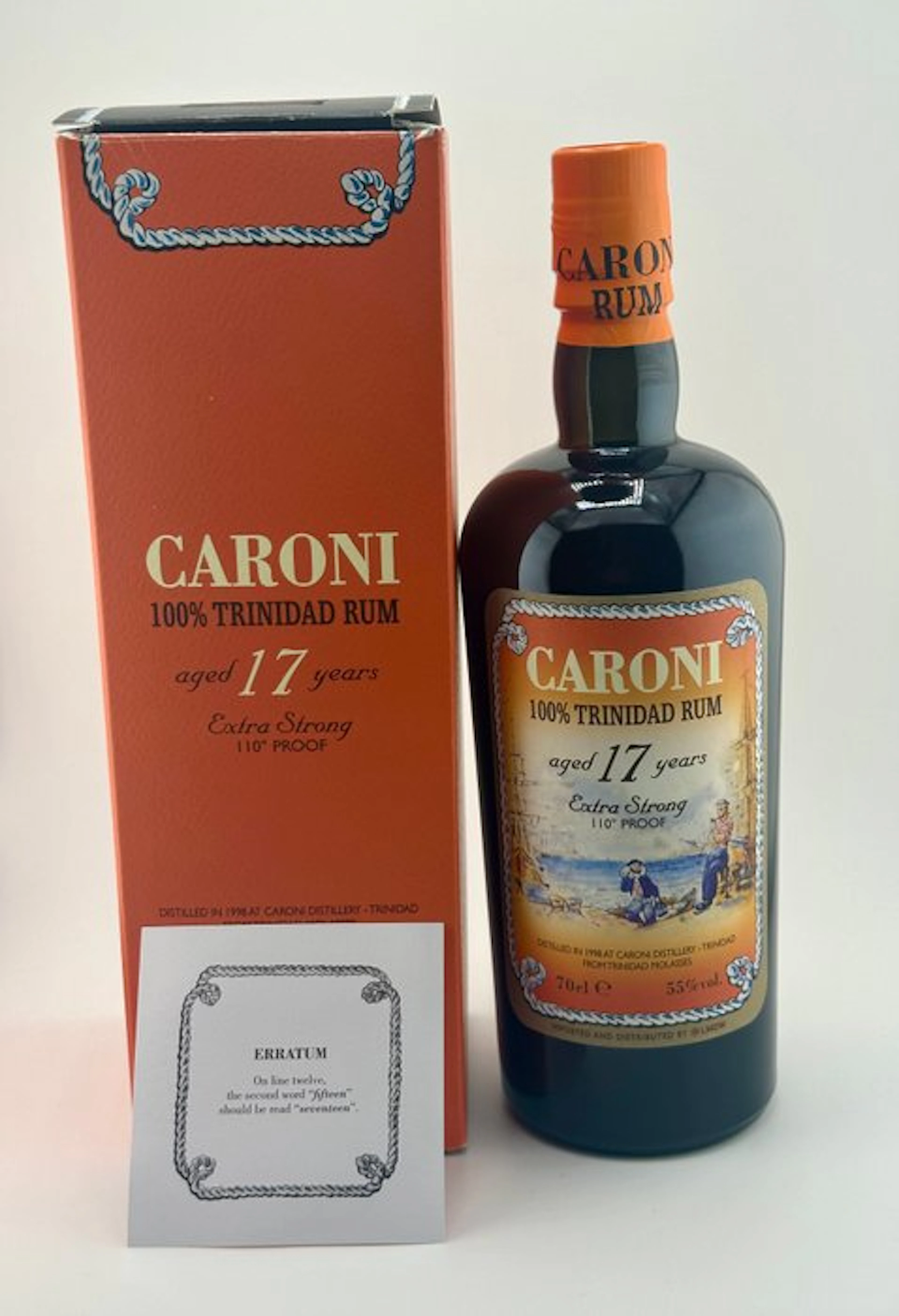 Caroni 1998 17 years old Velier - Extra Strong 110° Proof - b. 2015 - 70cl