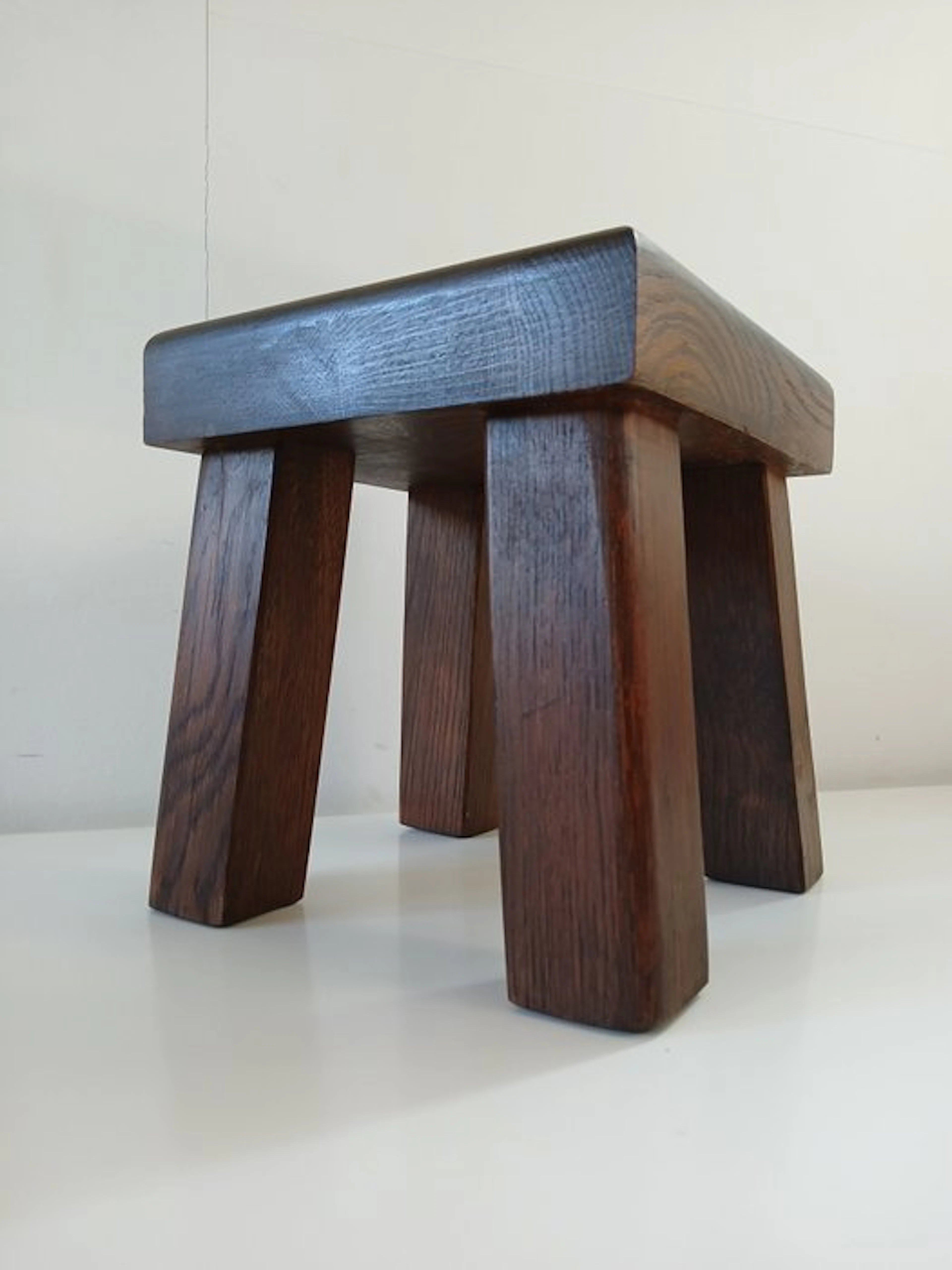 Side table - Oak - Vintage-Brutalist