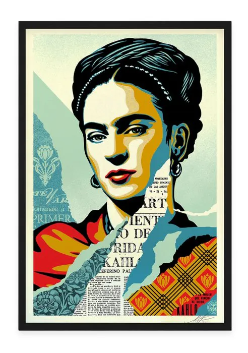Shepard Fairey (OBEY) (1970) - Frida Kahlo