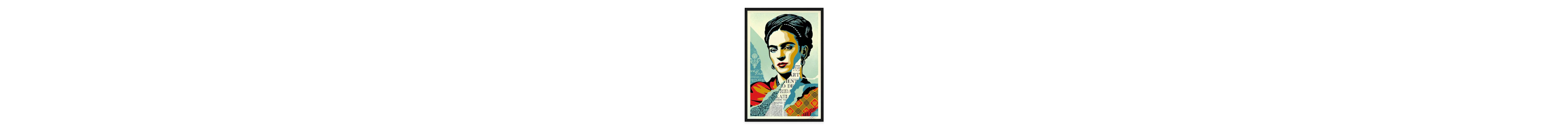 Shepard Fairey (OBEY) (1970) - Frida Kahlo