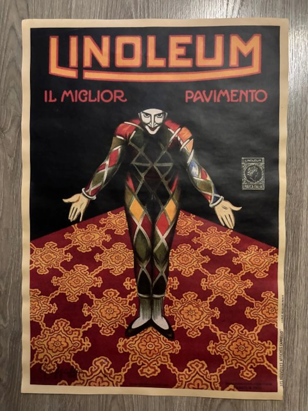 Leonetto Cappiello - Linoleum – “Il miglior pavimento”