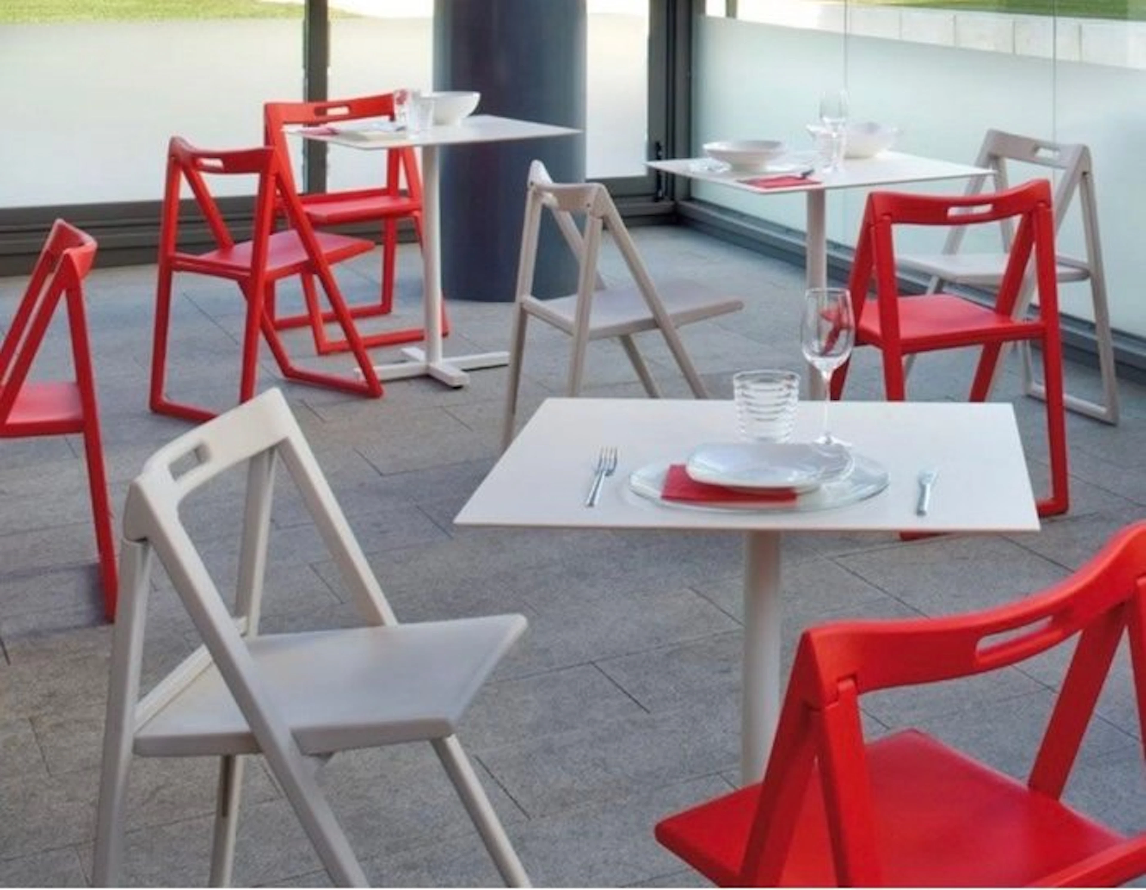 Pedrali - Table - Bold 70x70 - Metal, Plastic - Pedrali Bold table 70×70
