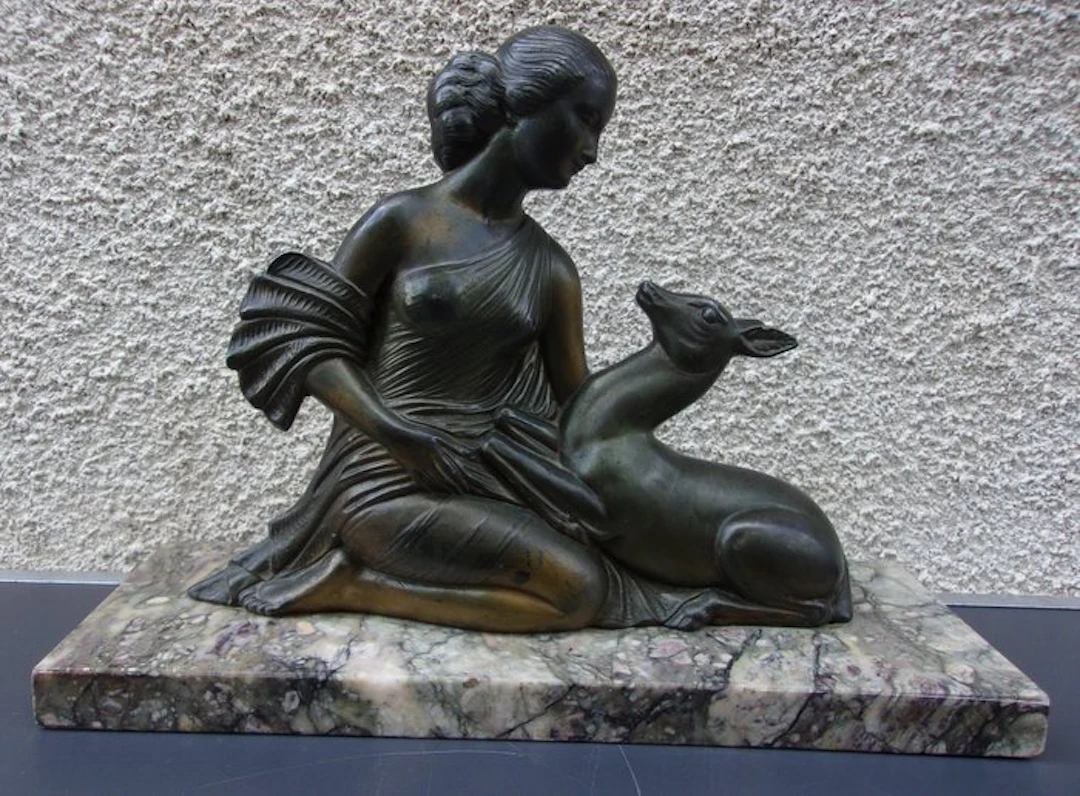 ENRIQUE MOLINS BALLESTE (1893-1958) - Art Déco - Sculpture