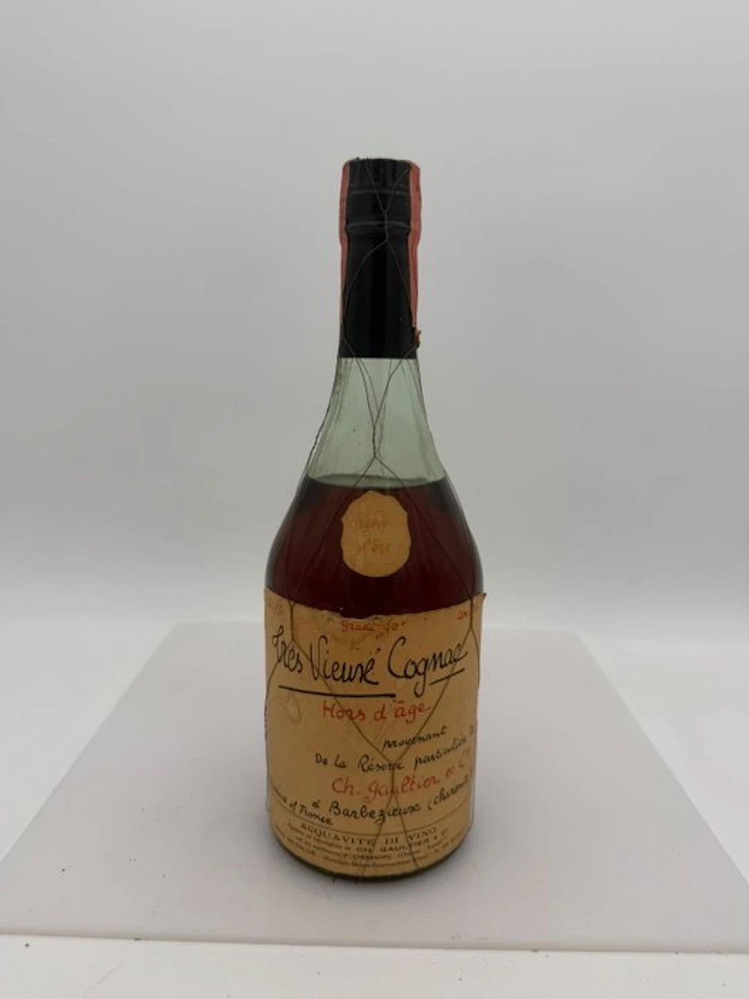Ch. Gaultier et Cie - Très Vieux Cognac Hors d'âge - b. 1960s, 1970s - 73cl