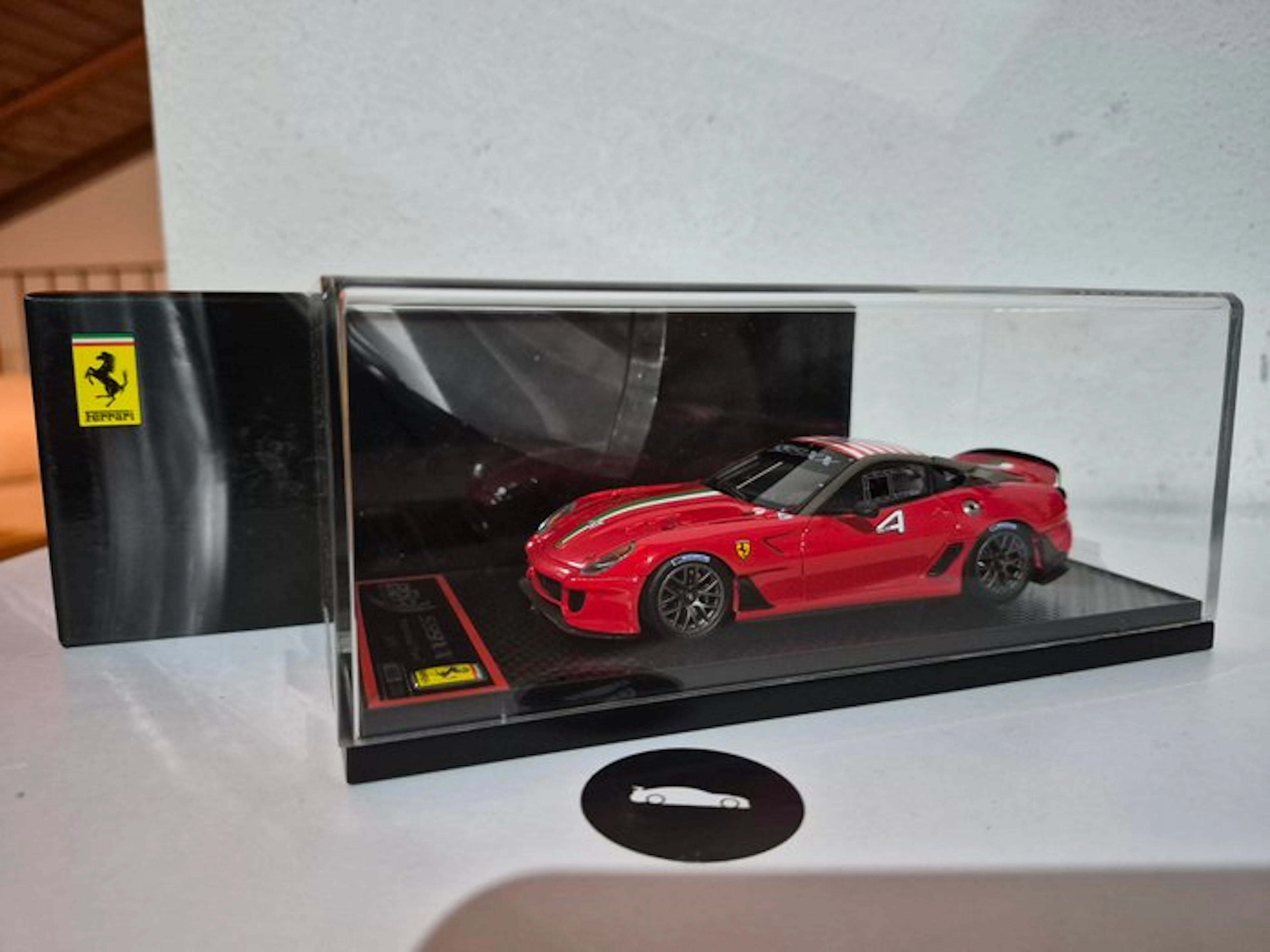 BBR 1:43 - Model sports car - Ferrari 599XX Homestead Miami 2010 Stars&Stripes