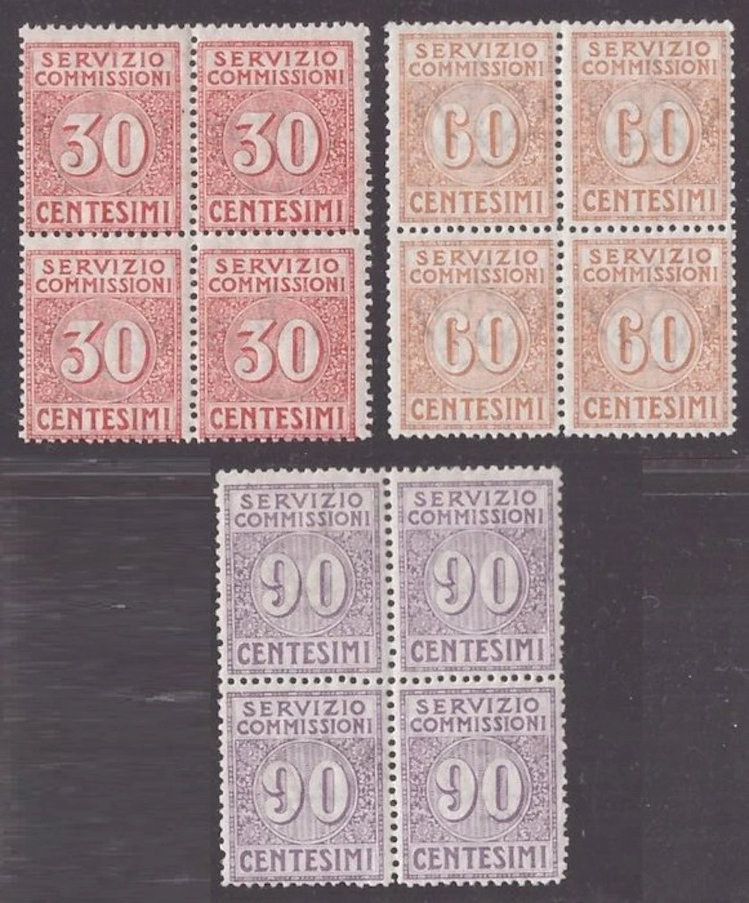 Italy Kingdom 1913 - Commission Service Series - Sassone S. 2500