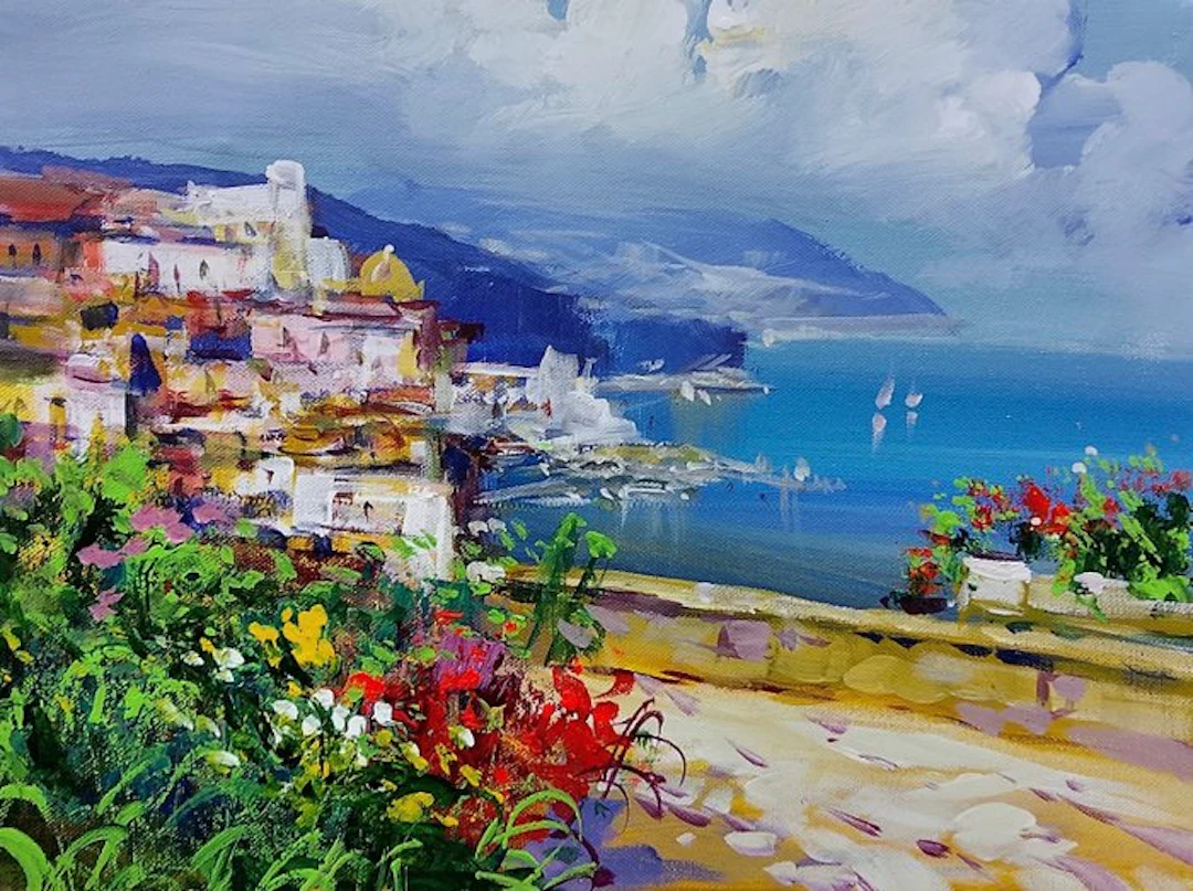 Mario Smeraglia (1950) - Terrazza in costiera