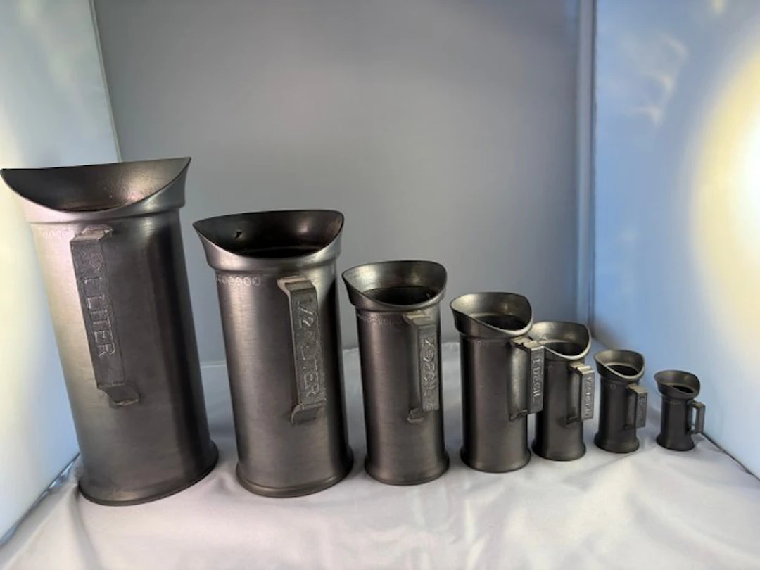 Measuring cup (7) - Tin - 7-piece