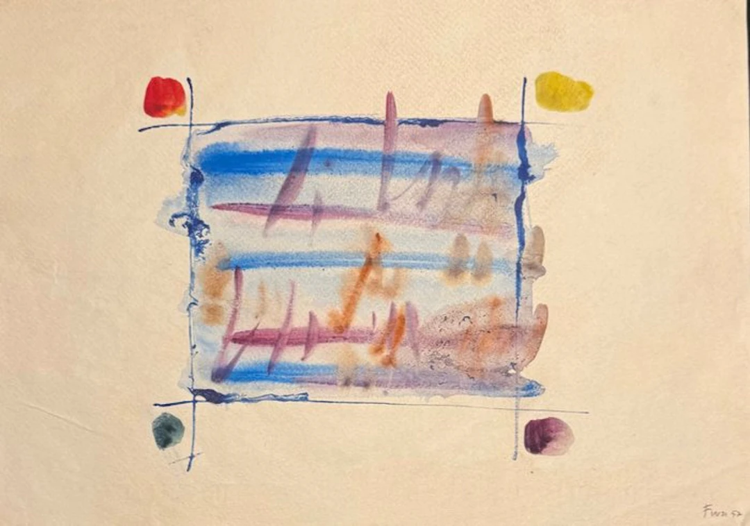 Ennio Finzi (1931) - Senza titolo 1957