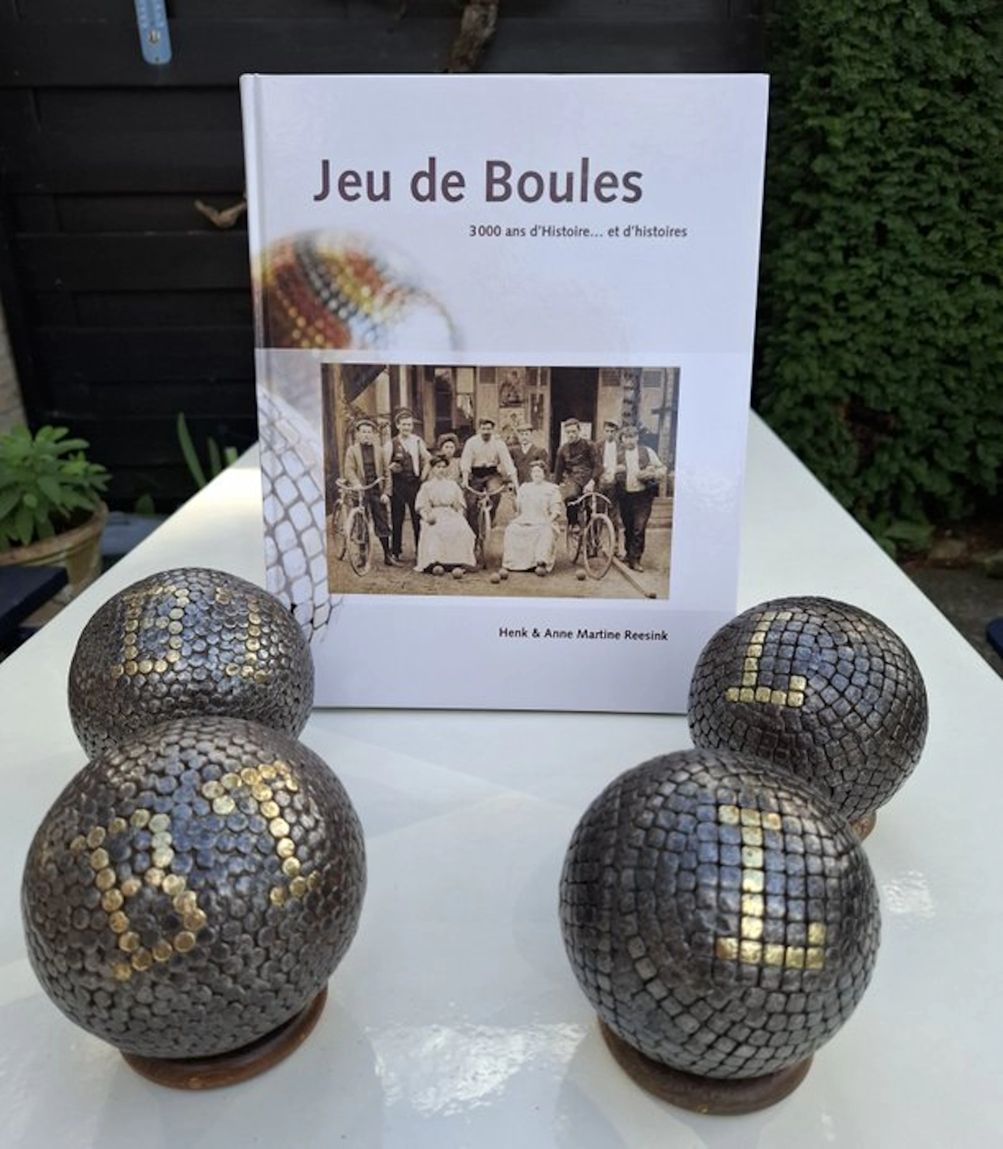 Jeu de boules sport boules bocce petanque - 1910