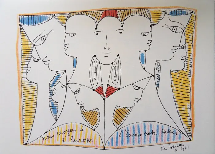 Jean Cocteau (1889-1963) - Europe : Double Discours