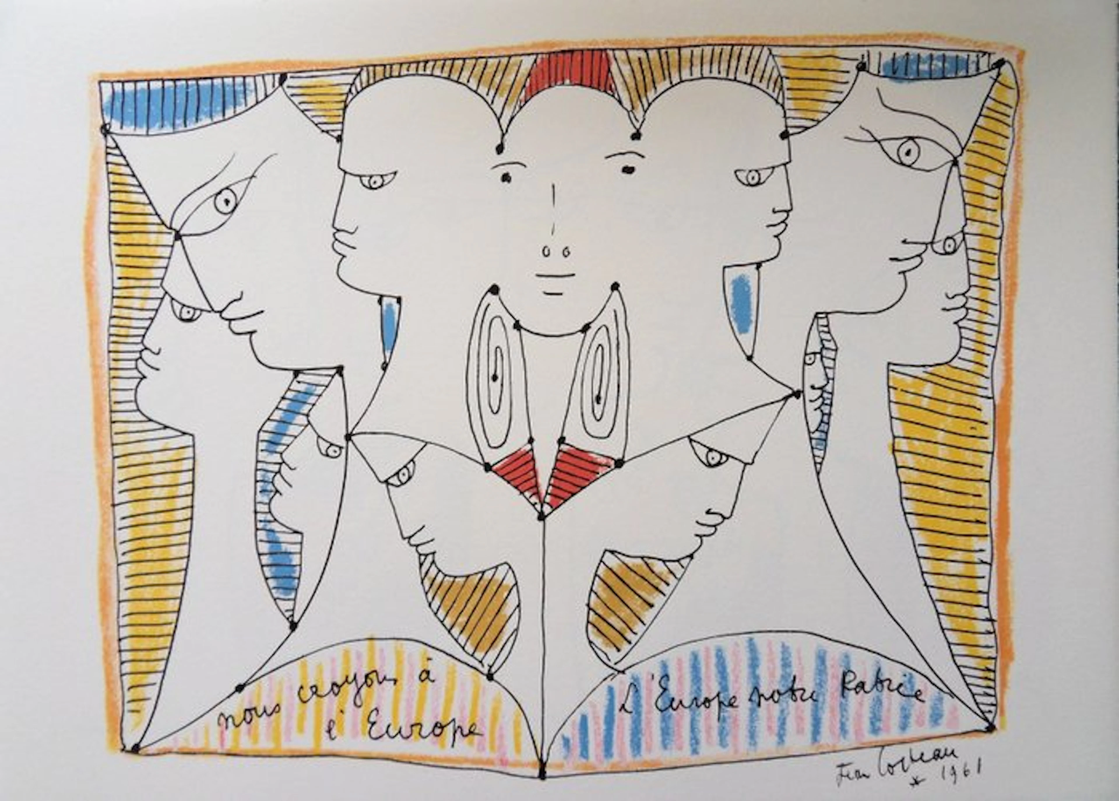 Jean Cocteau (1889-1963) - Europe : Double Discours