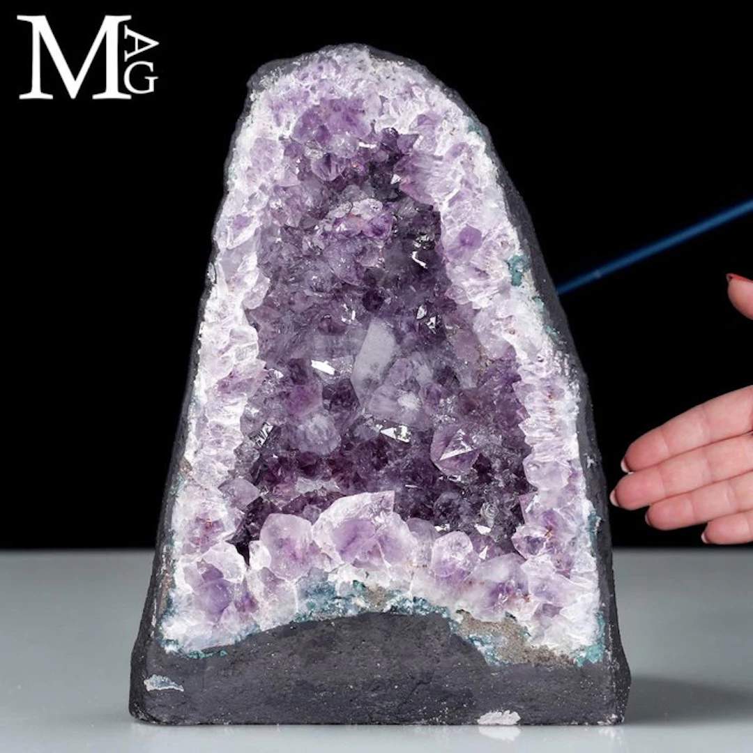 Magnificent Deep Violet Brazilian Amethyst Geode...