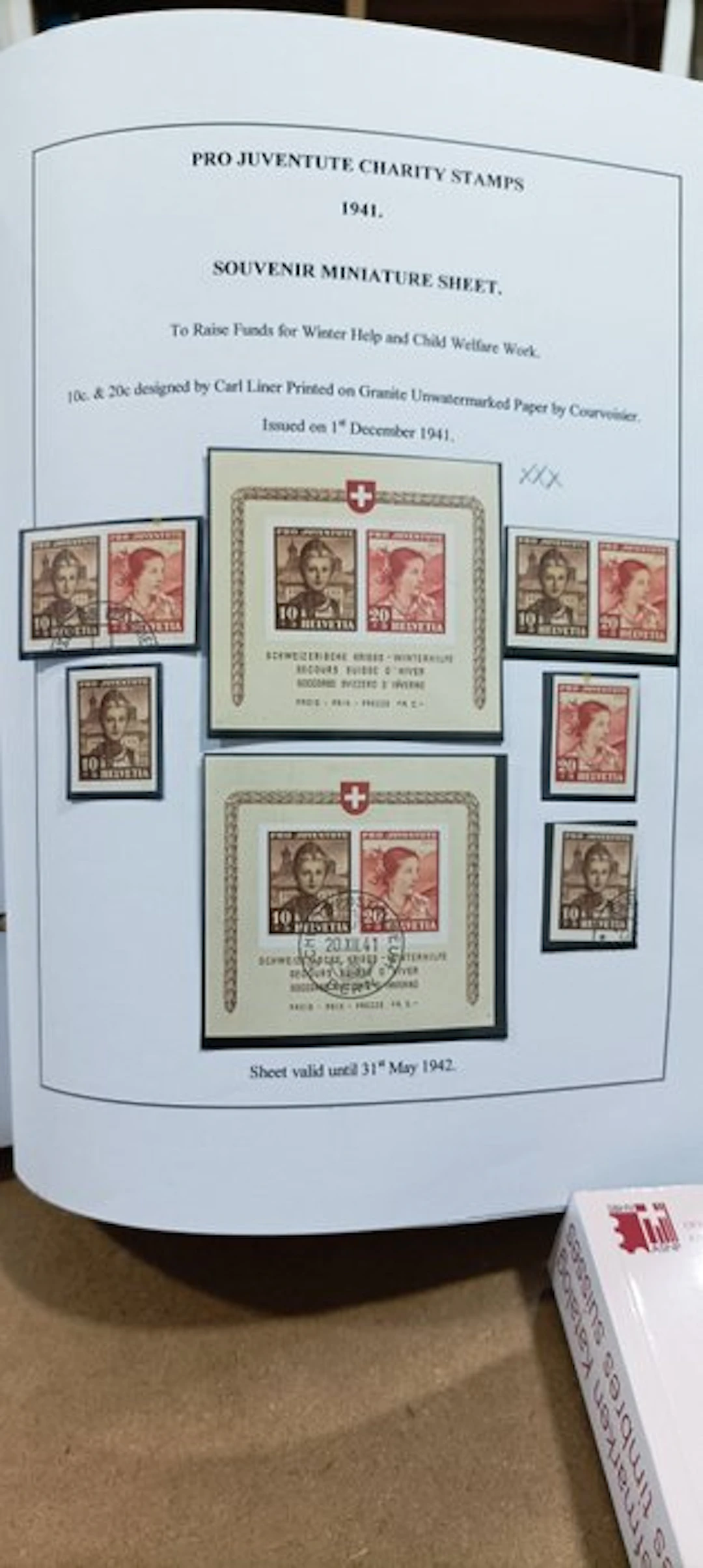 Switzerland 1935/1942 - Pro juventude - Issues with blocks of four MNH