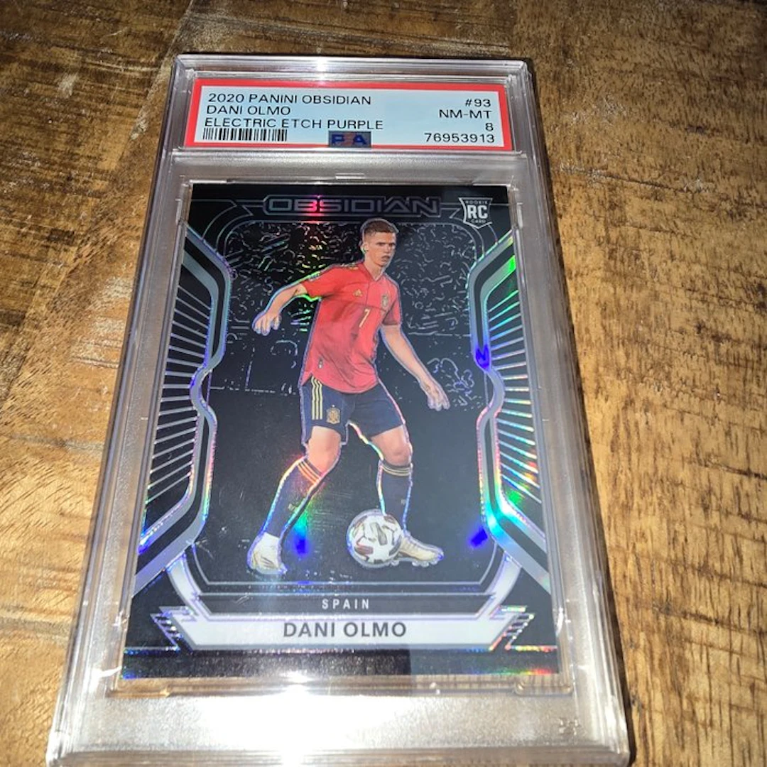 2020/21 Panini Obsidian Dani Olmo 93 Parallel card