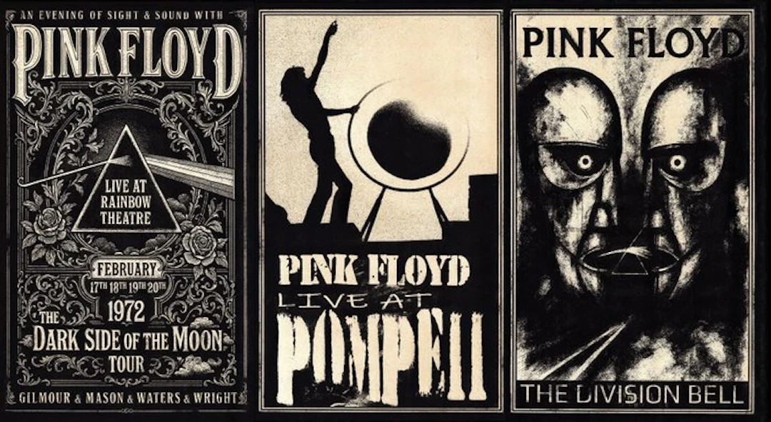 Æ (XX-XXI) - (Set of 3) – Pink Floyd | Limited Hand Painted Editions by Æ