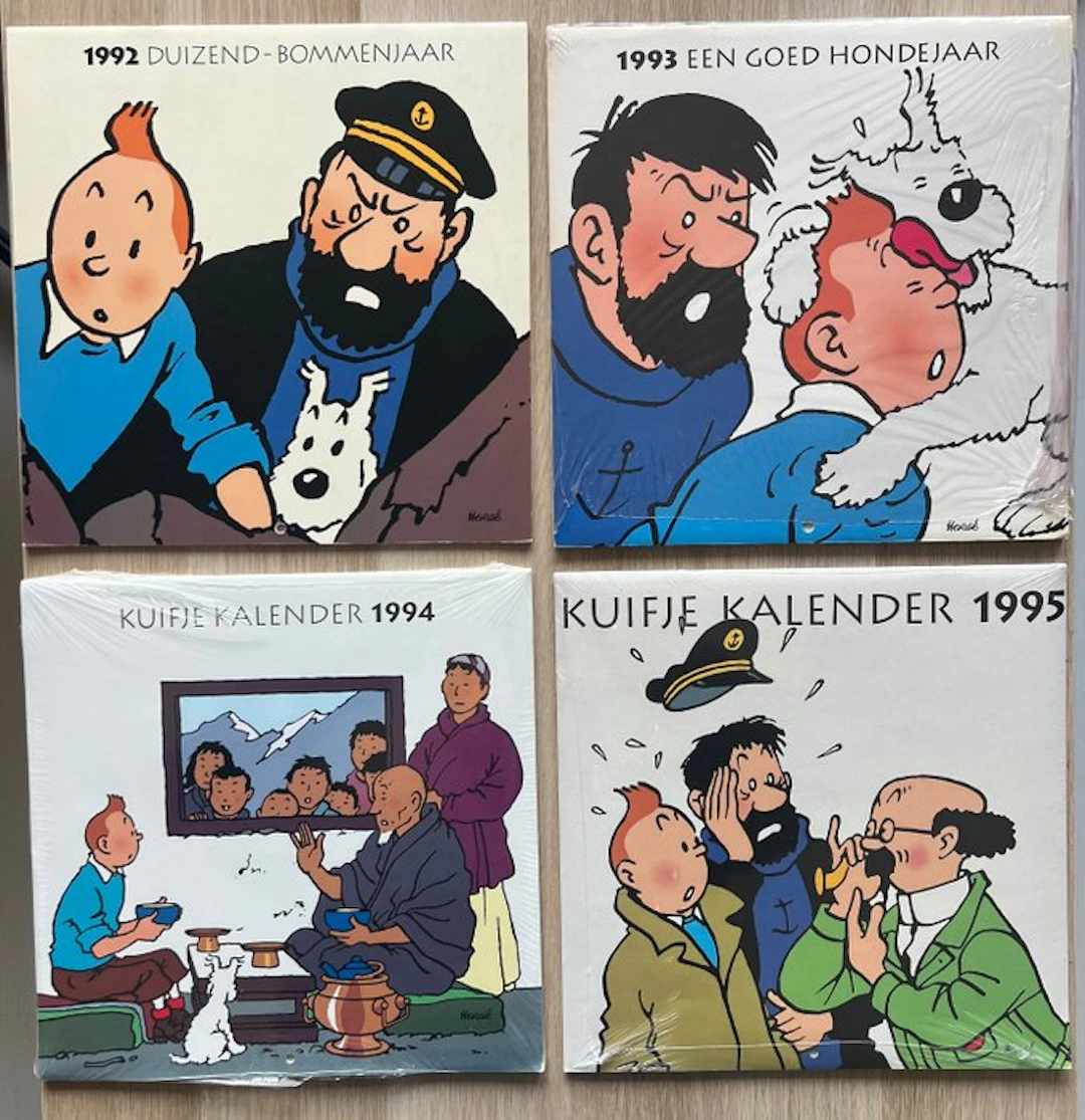 Kuifje - 4 - Calendars - Casterman - 1992