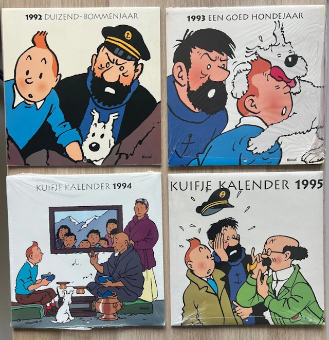 Kuifje - 4 - Calendars - Casterman - 1992