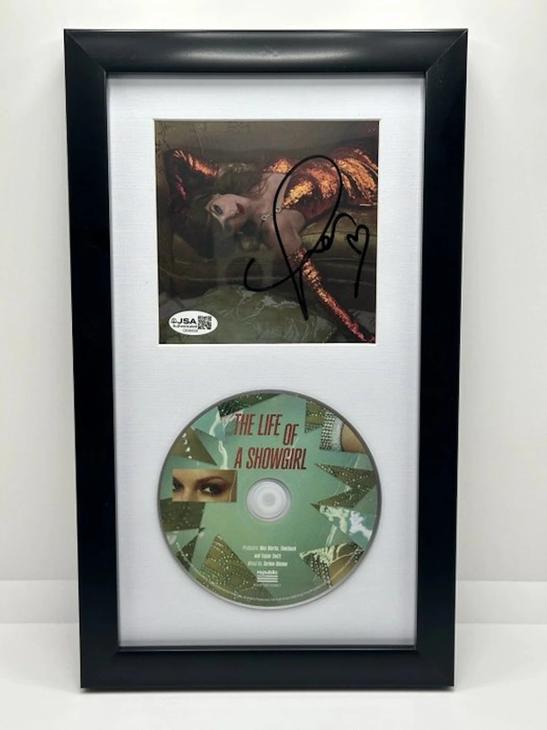 Taylor Swift - The Life of a Showgirl – JSA COA - Certificate