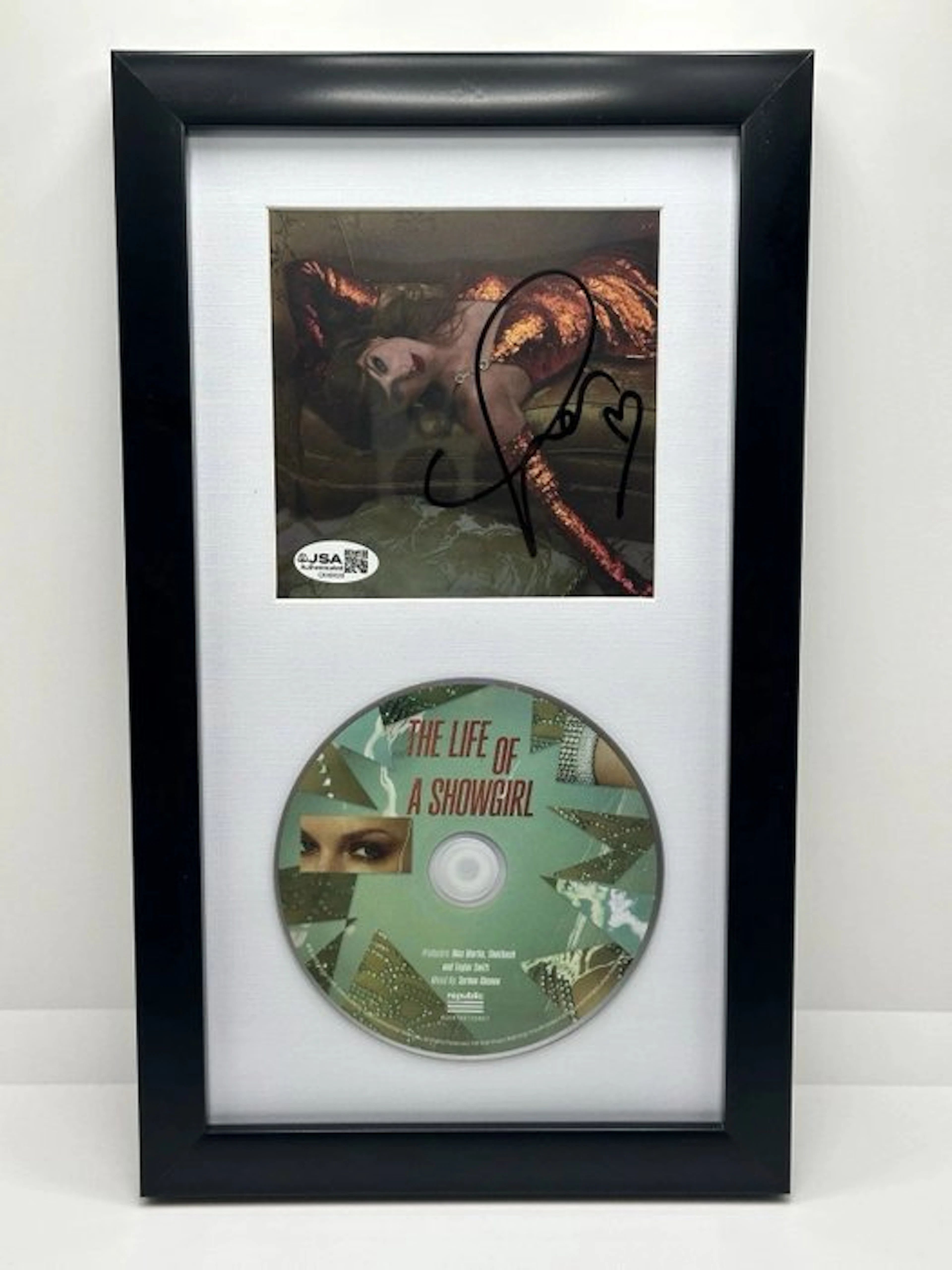 Taylor Swift - The Life of a Showgirl – JSA COA - Certificate