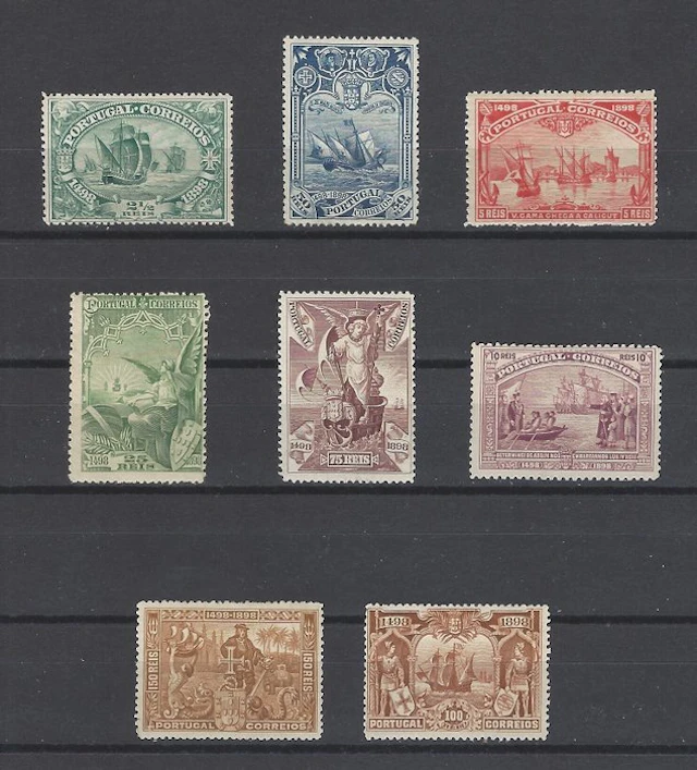 Portugal 1898 - Vasco da Gama 1st series - Mundifil 148/155