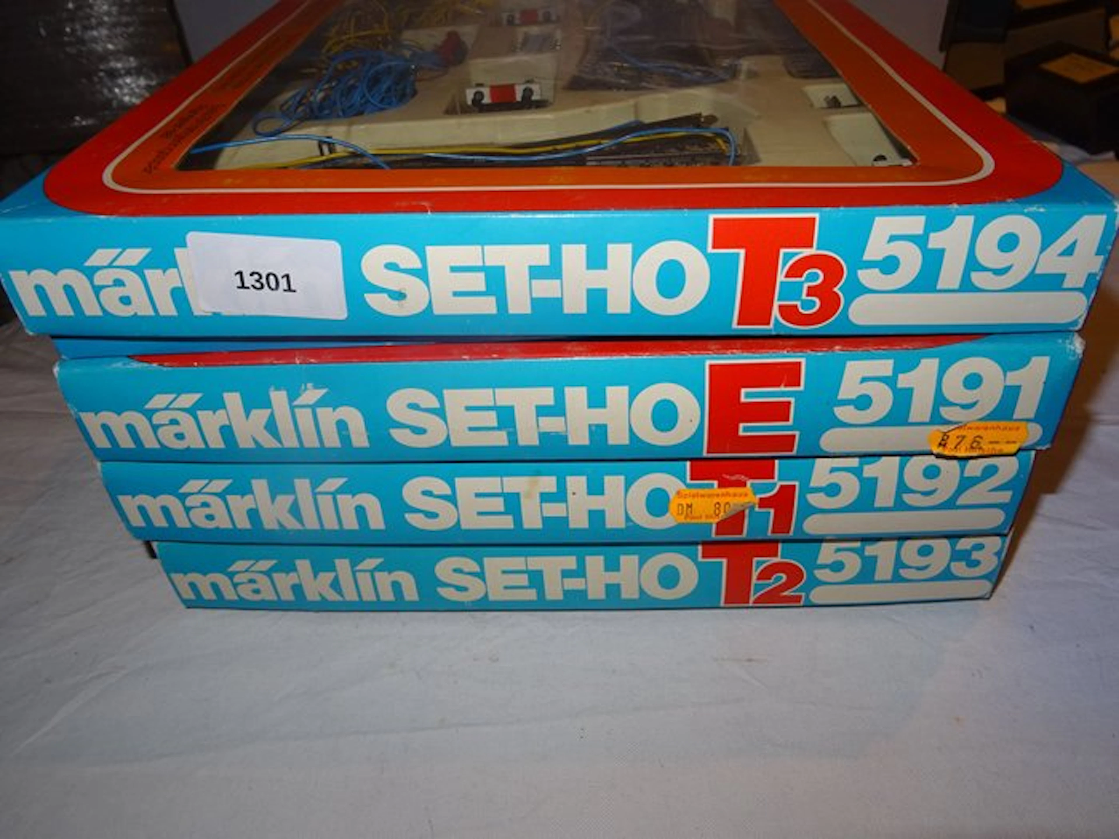 Märklin H0 - 5191,5192,5193,5194 - Model train tracks (4)...