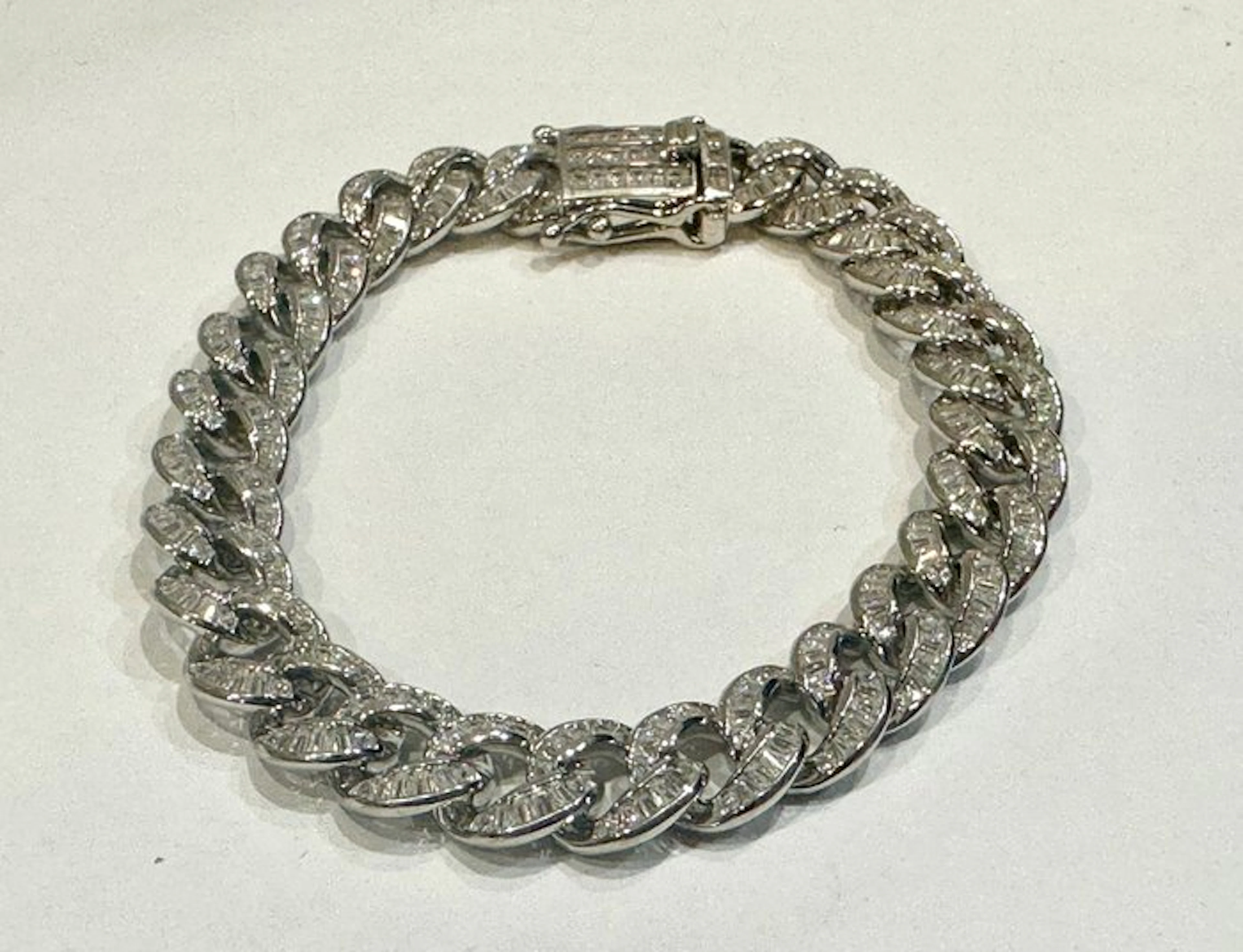 No reserve price - Bracelet Silver - 10.20ct. tw. Sapphire