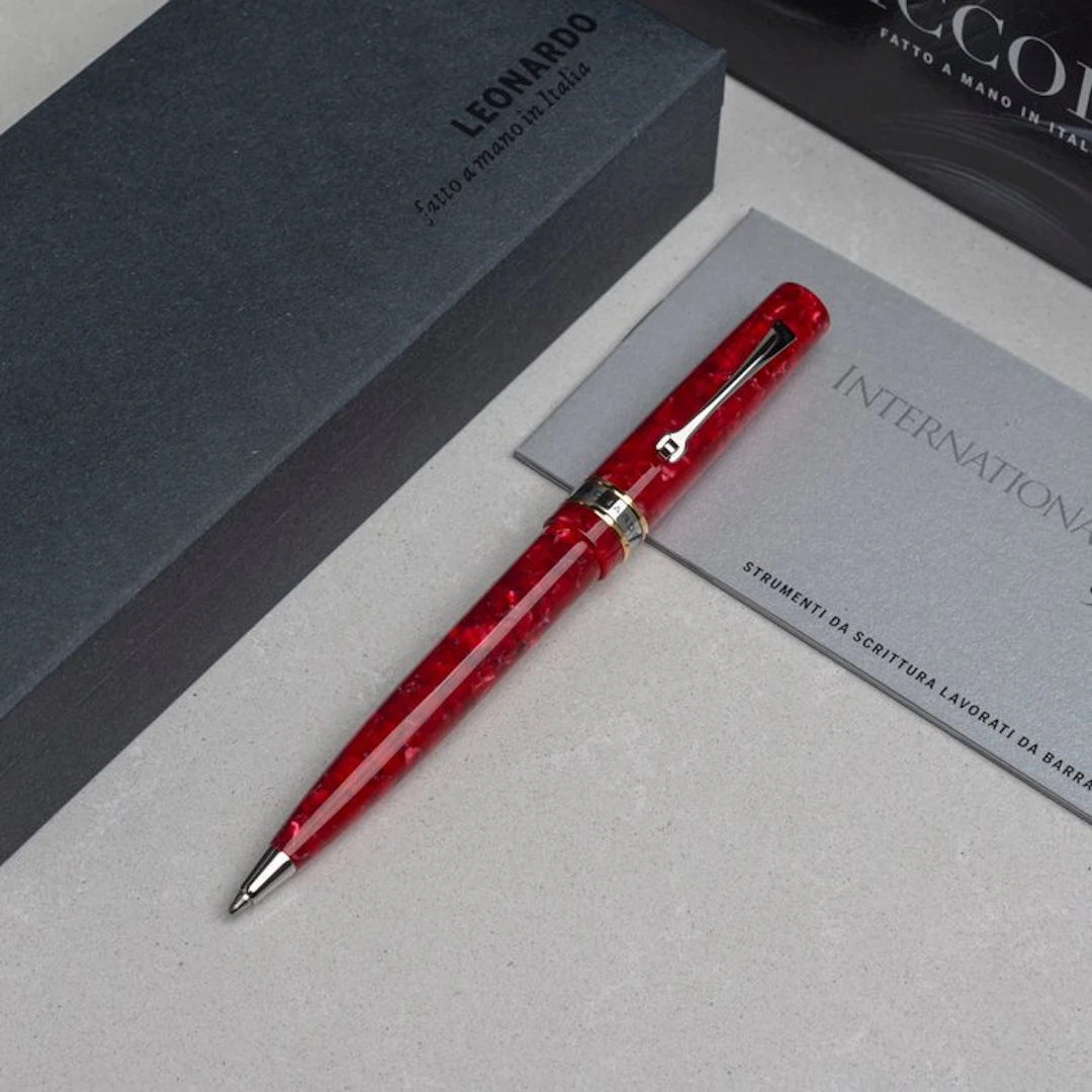 Leonardo "La piccolina" - Ball point rosso passione - Pen