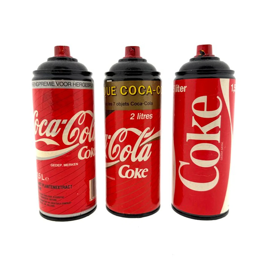 Koen Betjes (1992) - Tribute to Coca Cola (3 Set) Spraycan’s