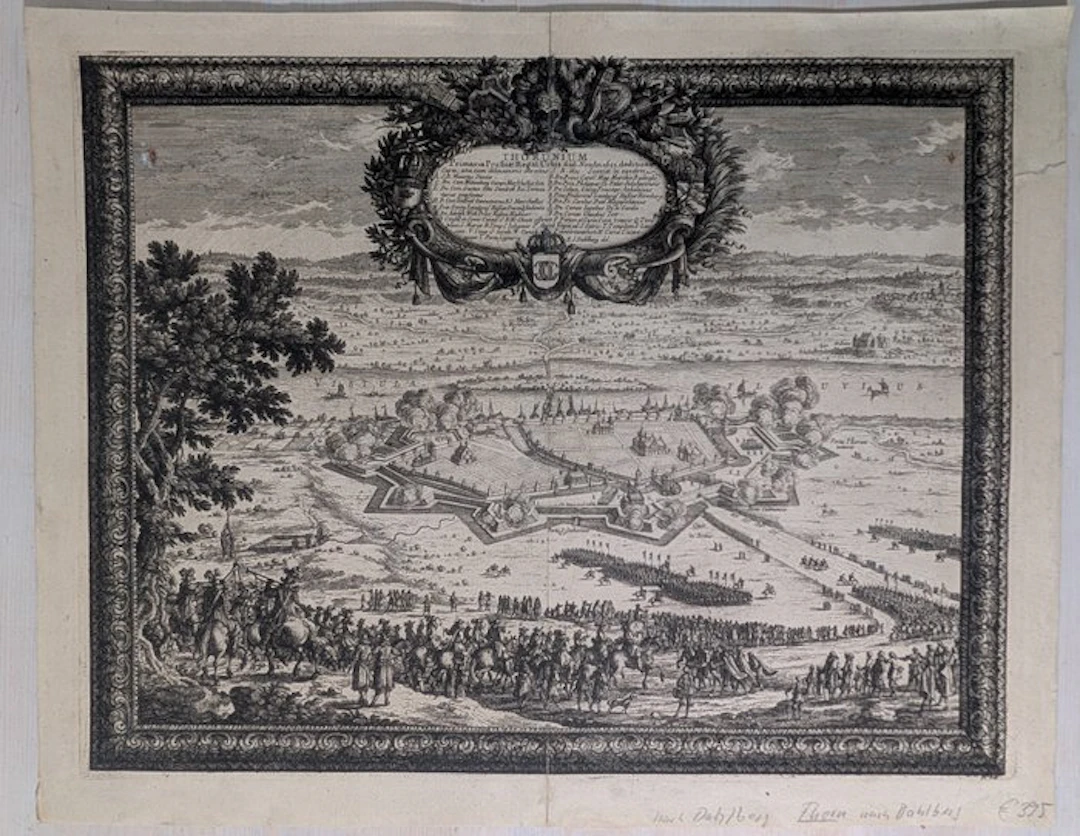 Erik Jönsson Dahlbergh (XVII) - Thorunium – Primaria Prussiae Regal. Urbis …