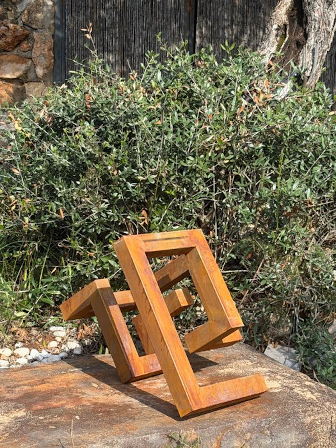 Ana Lucia B.M - Sculpture Corten - XL - No Reserve