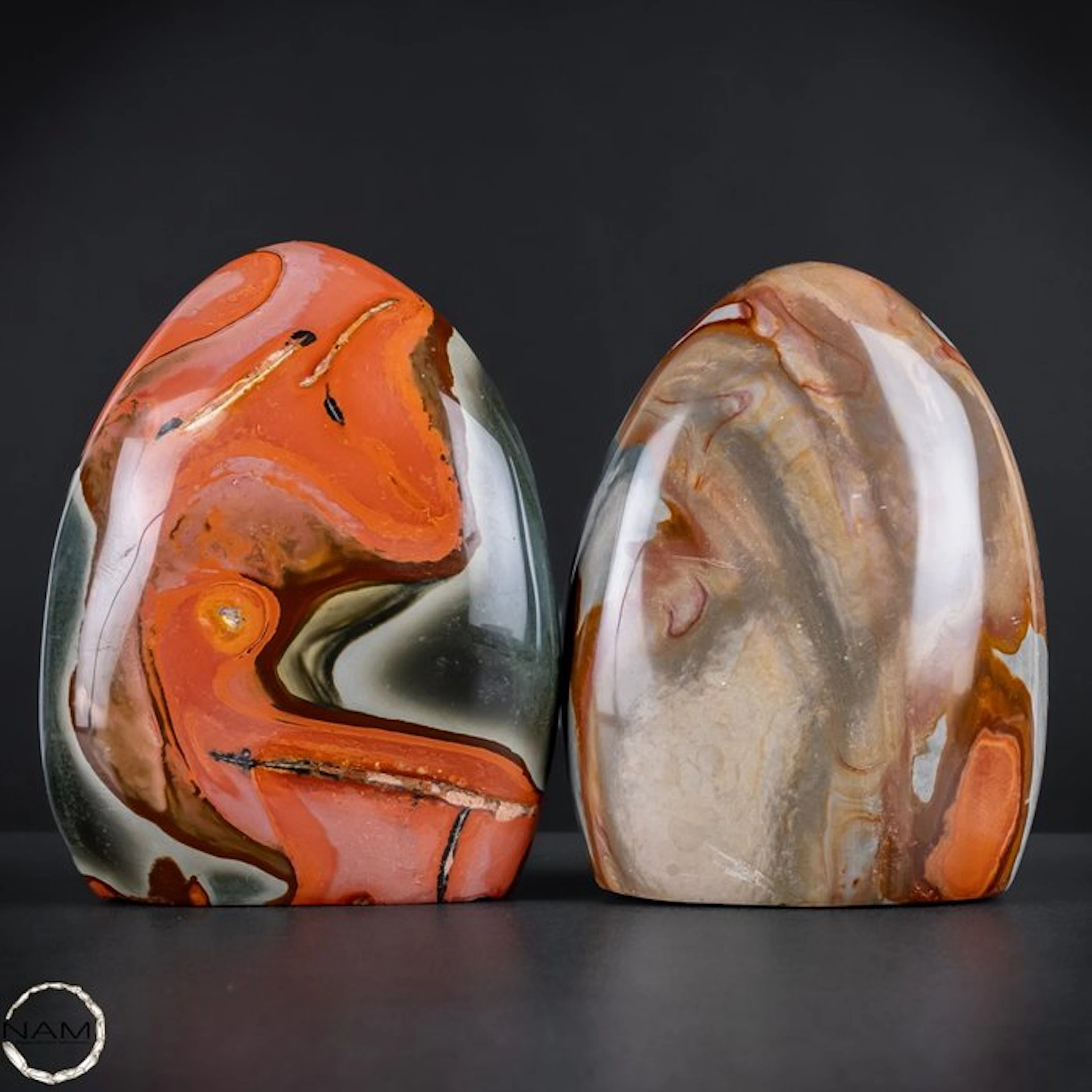 Polychrome Jasper Freeforms – Unique Color Worlds Warm...