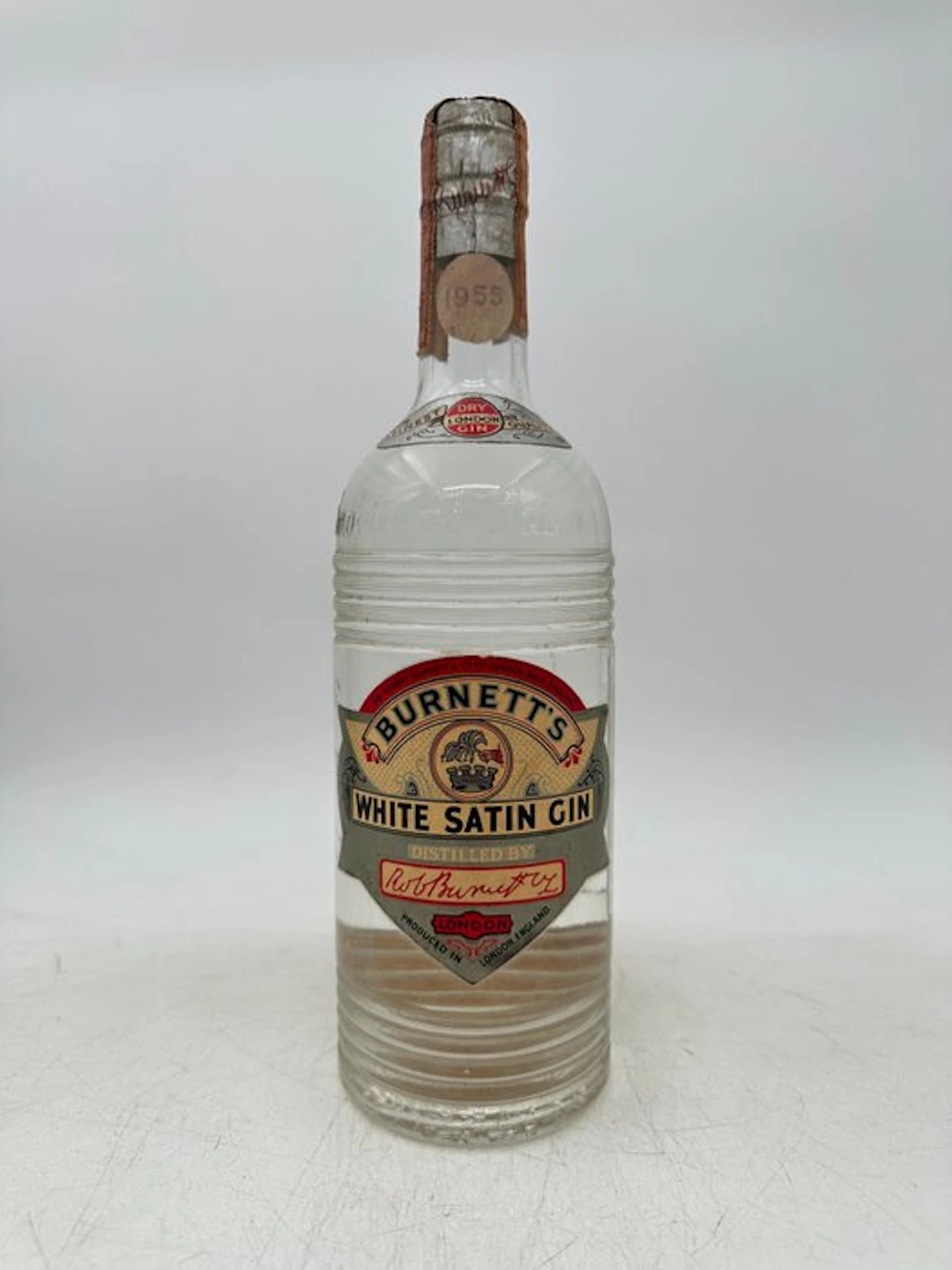 Burnett’s - White Satin Gin - Spring Cap - b. 1950s - 75cl