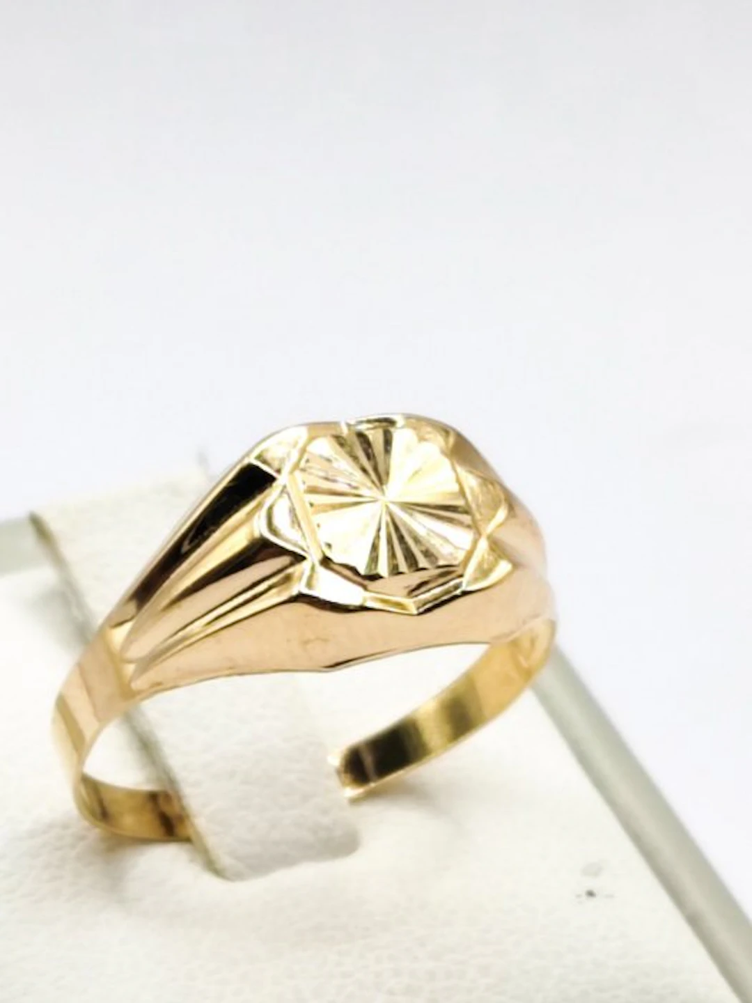 No reserve price - Ring - 18 kt. Yellow gold